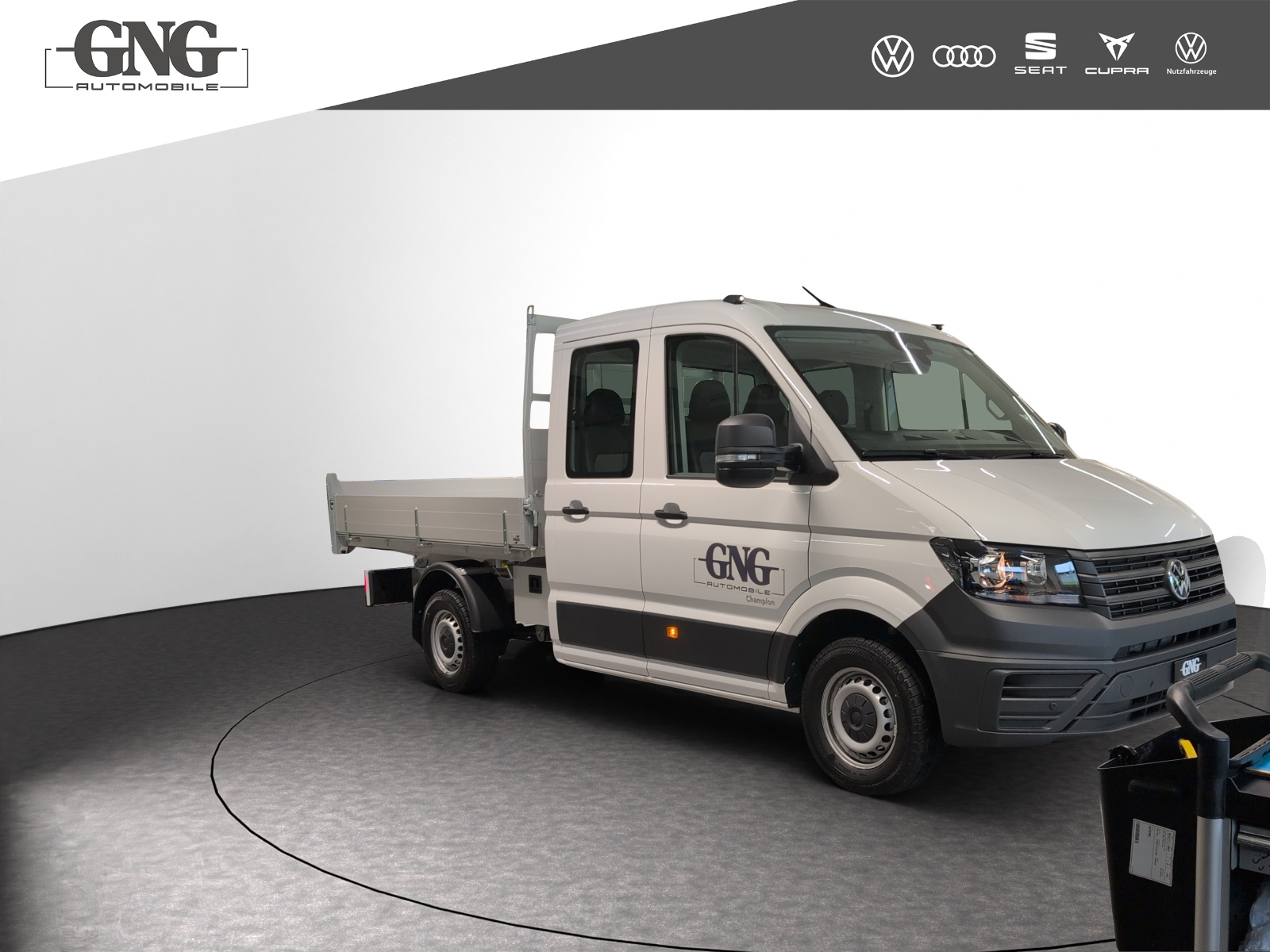 VW Crafter 35 2.0 BiTDI Champion L3 4M Kipp./Prits./Koff+Heb. A-image-4