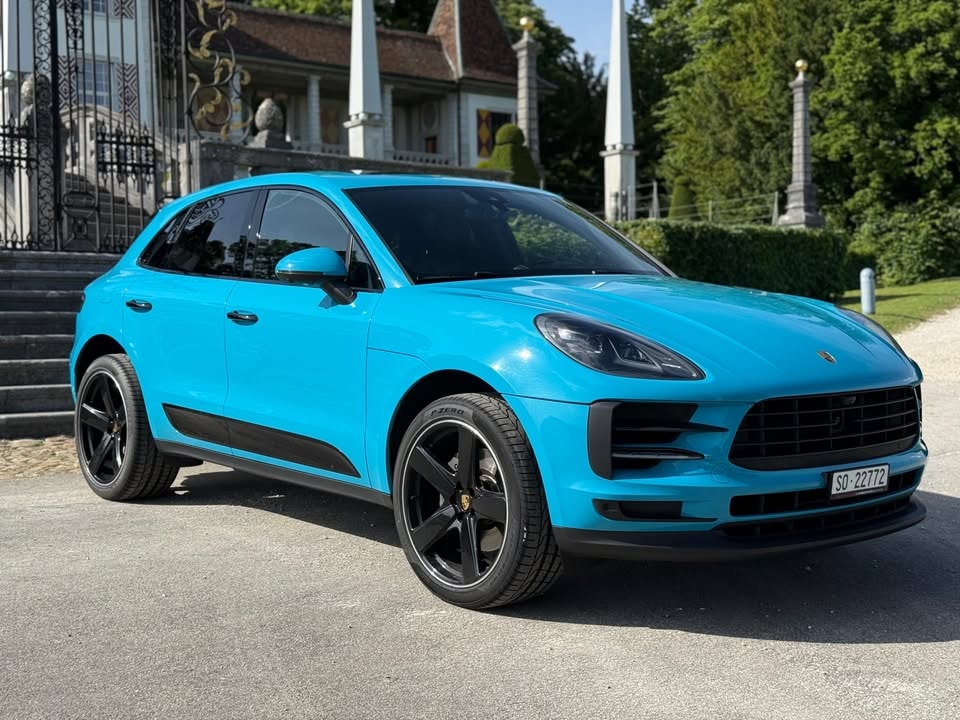 PORSCHE Macan S | Miami Blue | Approved Garantie | Motor mit 15'000 km-image-1