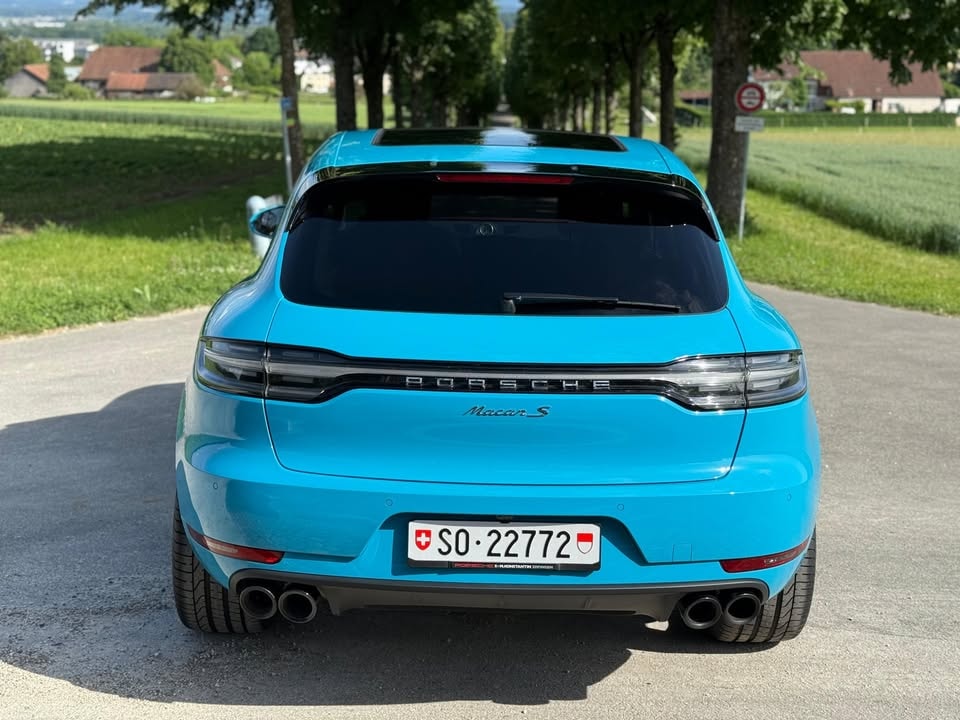 PORSCHE Macan S | Miami Blue | Approved Garantie | Motor mit 15'000 km-image-5