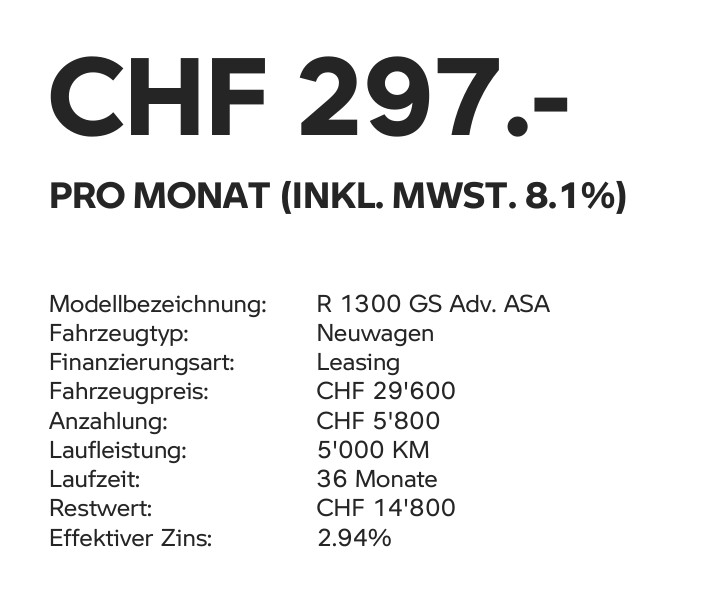BMW R 1300 GS Adventure - mit 2.94%-Leasing ab 297.-/Monat möglich*-image-5