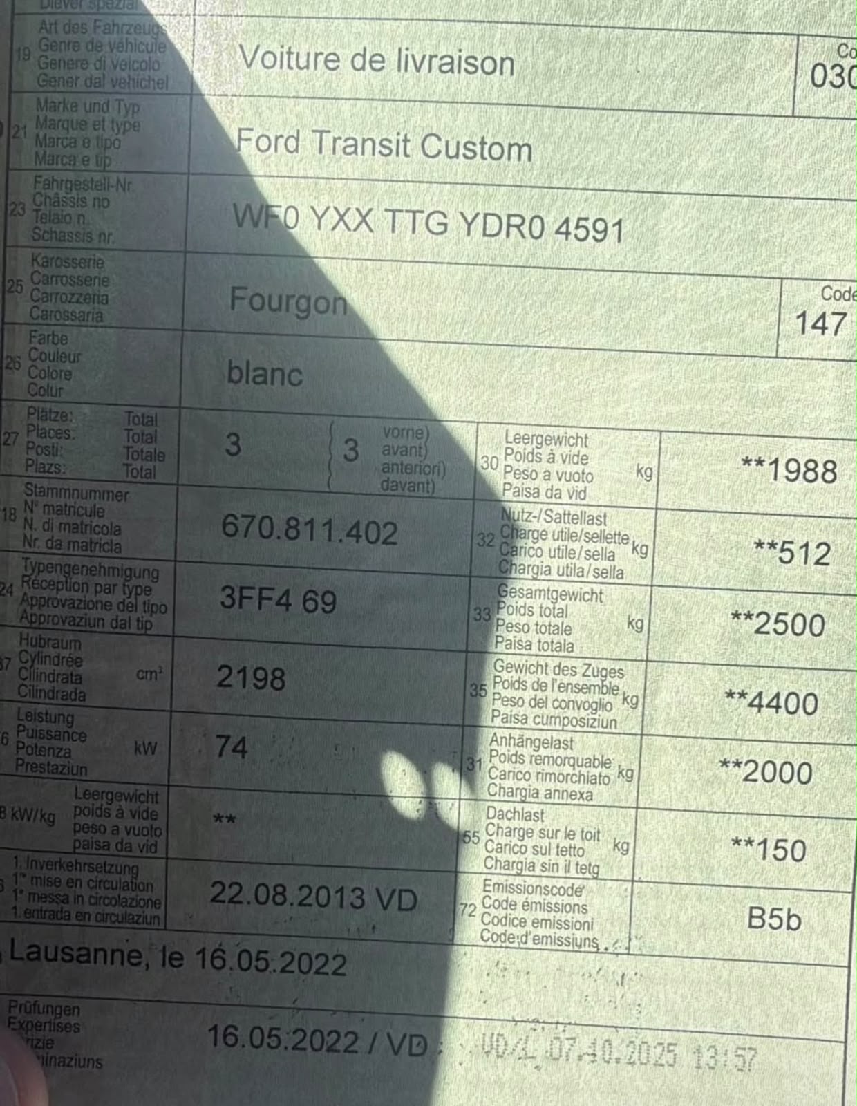 FORD Transit Custom Van 250 L1H1 Level 3-image-5