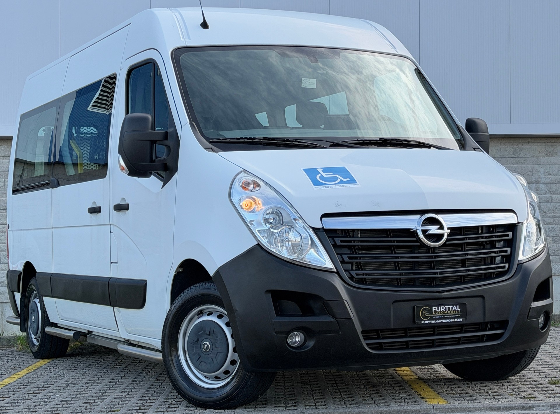 OPEL Movano 2.3 DT BiTurbo 3.5t L2H2 / Behindertenfahrzeug Inkl. Elektrischer Rollstuhlrampe-image-0
