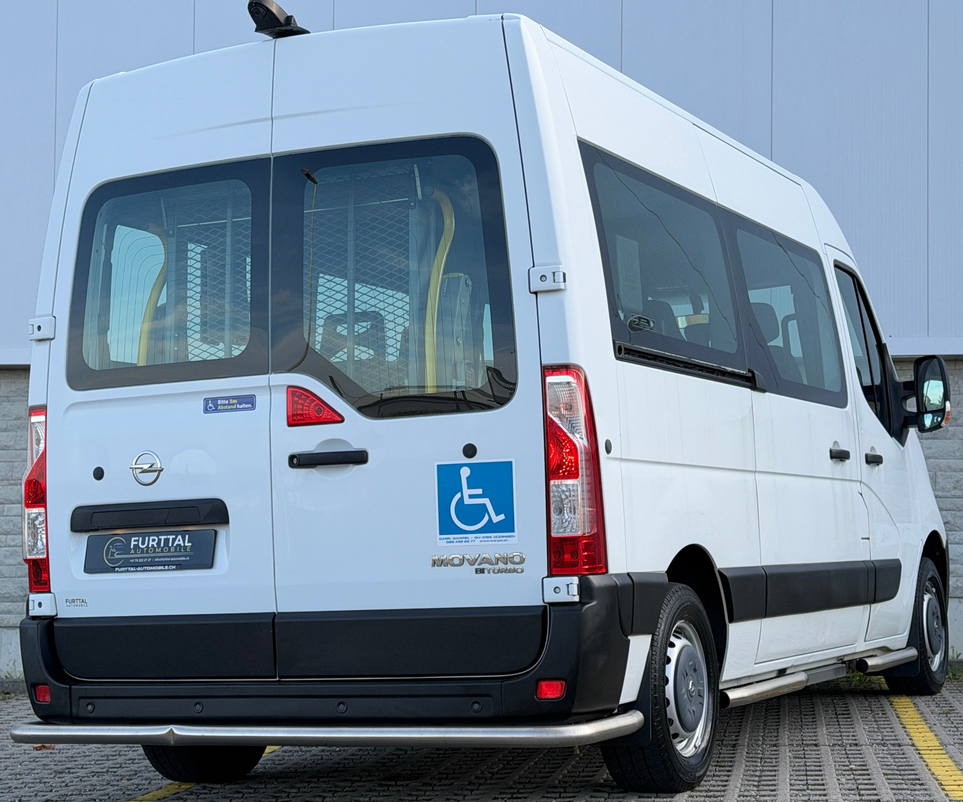 OPEL Movano 2.3 DT BiTurbo 3.5t L2H2 / Behindertenfahrzeug Inkl. Elektrischer Rollstuhlrampe-image-7