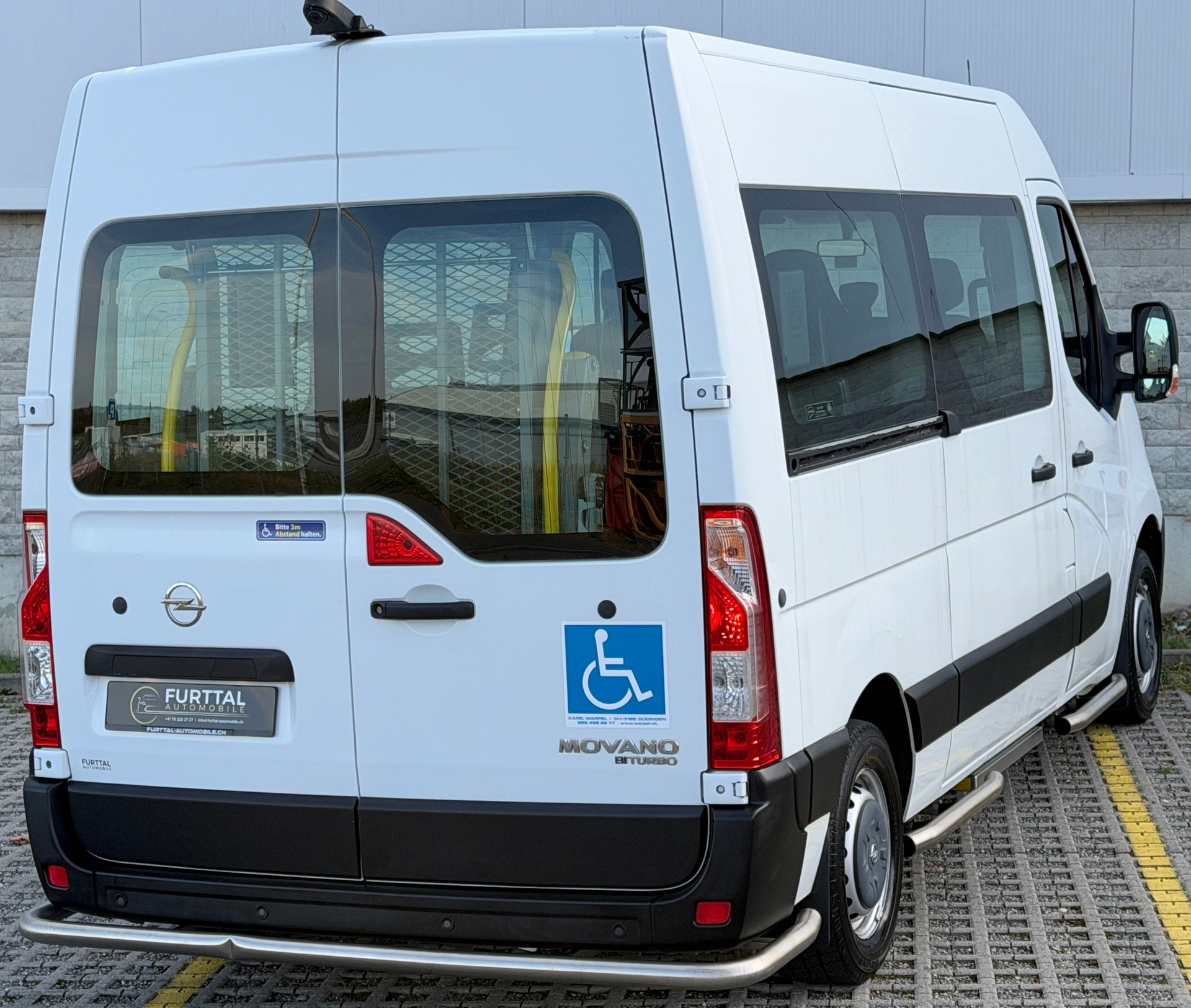 OPEL Movano 2.3 DT BiTurbo 3.5t L2H2 / Behindertenfahrzeug Inkl. Elektrischer Rollstuhlrampe-image-6