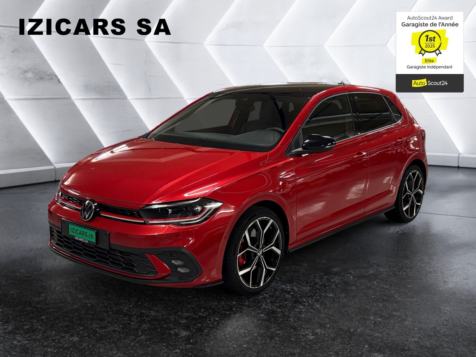 VW Polo 2.0 TSI GTI DSG / CAMERA DE RECUL / TOIT NOIRE / CLIM AUTO-image-0