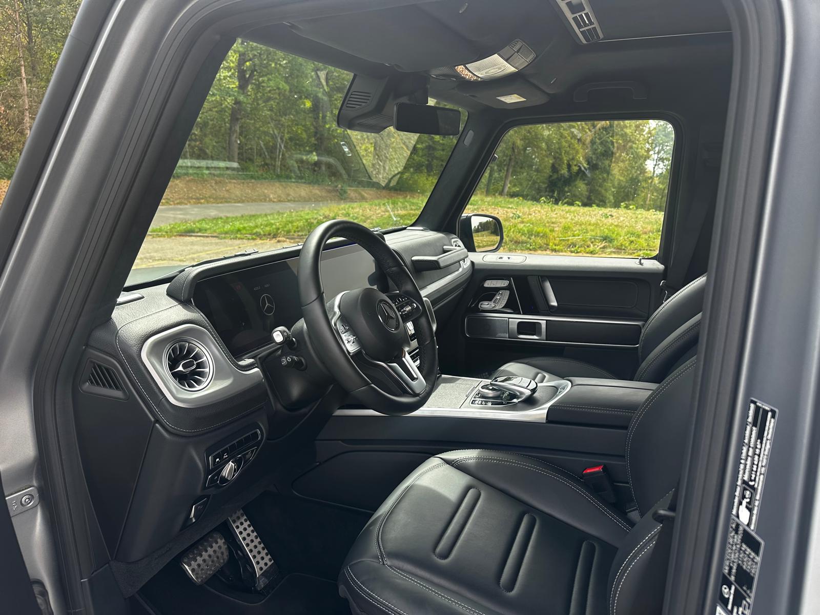 MERCEDES-BENZ MERCEDES-BENZ G 500 AMG Line 9G-Tronic – designo platin magno, 14'261 km, 1. Hand. 10 Jahre gratis Service - 100'000KM-image-3