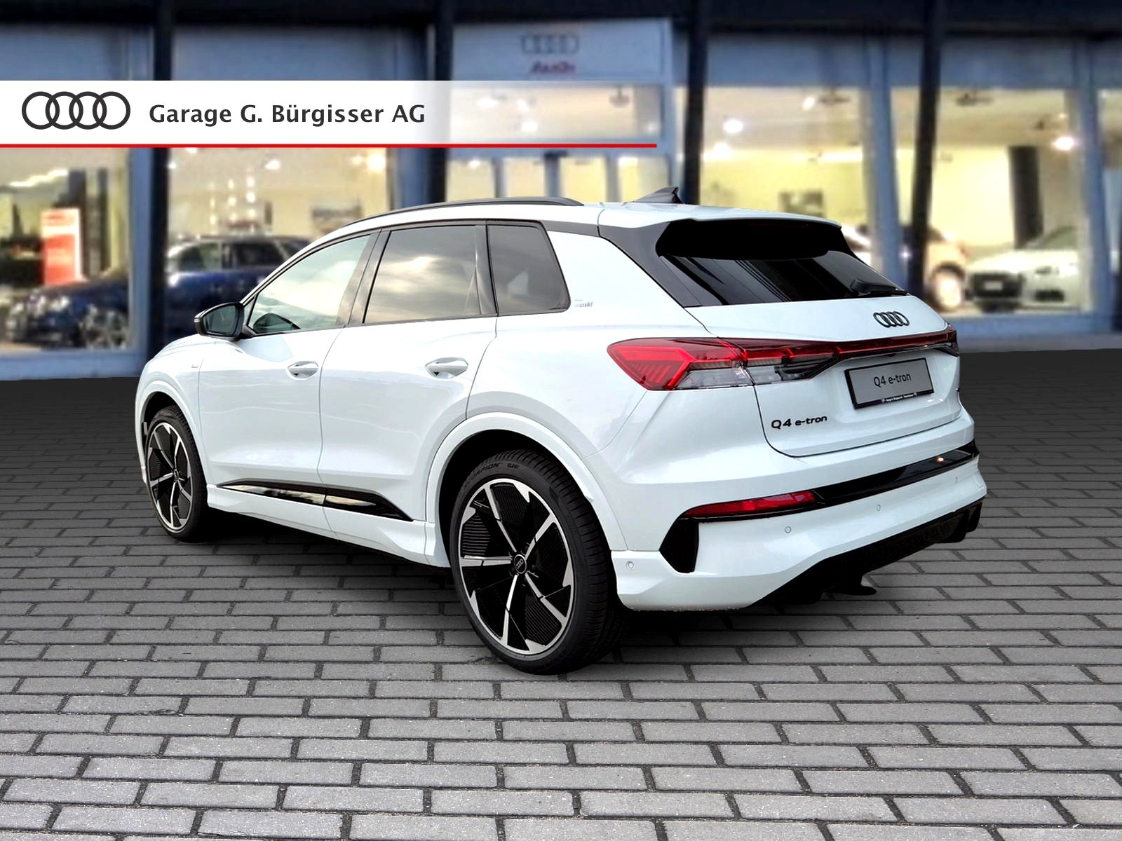 AUDI Q4 e-tron SUV quattro performance Swiss Ski Gletscherweiss Metallic-image-3