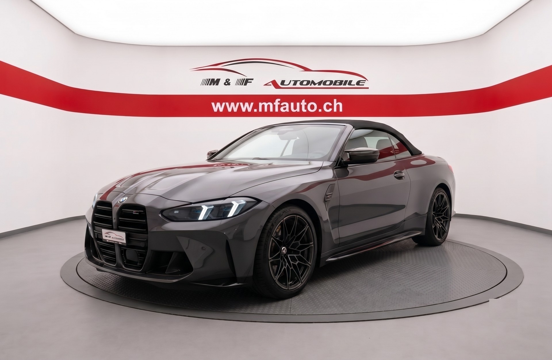 BMW M4 Competition xDrive Cabrio * DRAVITGRAU METALLIC *-image-0