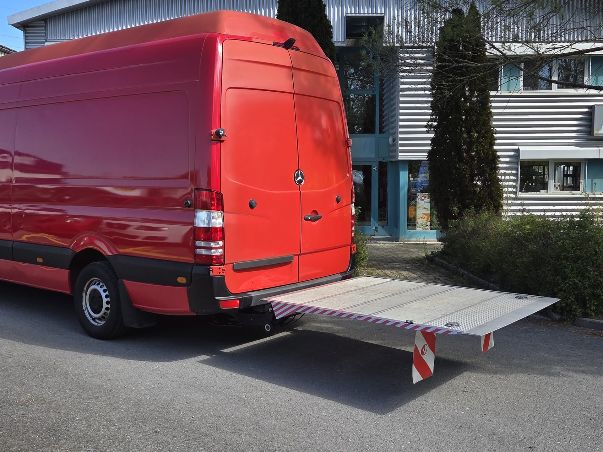 MERCEDES-BENZ Sprinter 313 CDI Lang ** Ab MFK ** Plateforme élévatrice ** Hebebühne-image-0