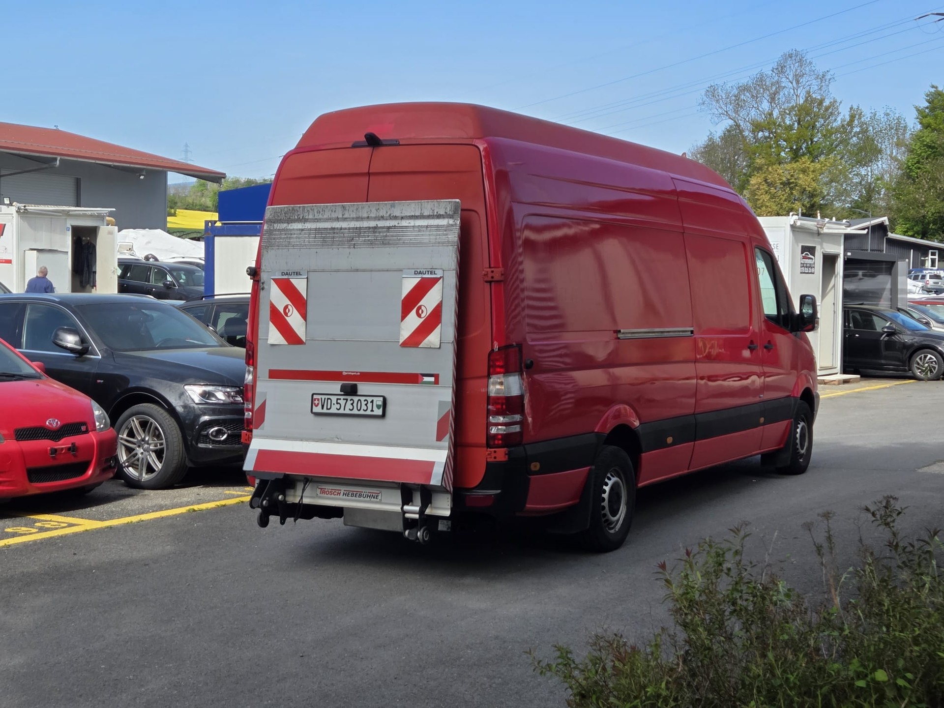 MERCEDES-BENZ Sprinter 313 CDI Lang ** Ab MFK ** Plateforme élévatrice ** Hebebühne-image-3