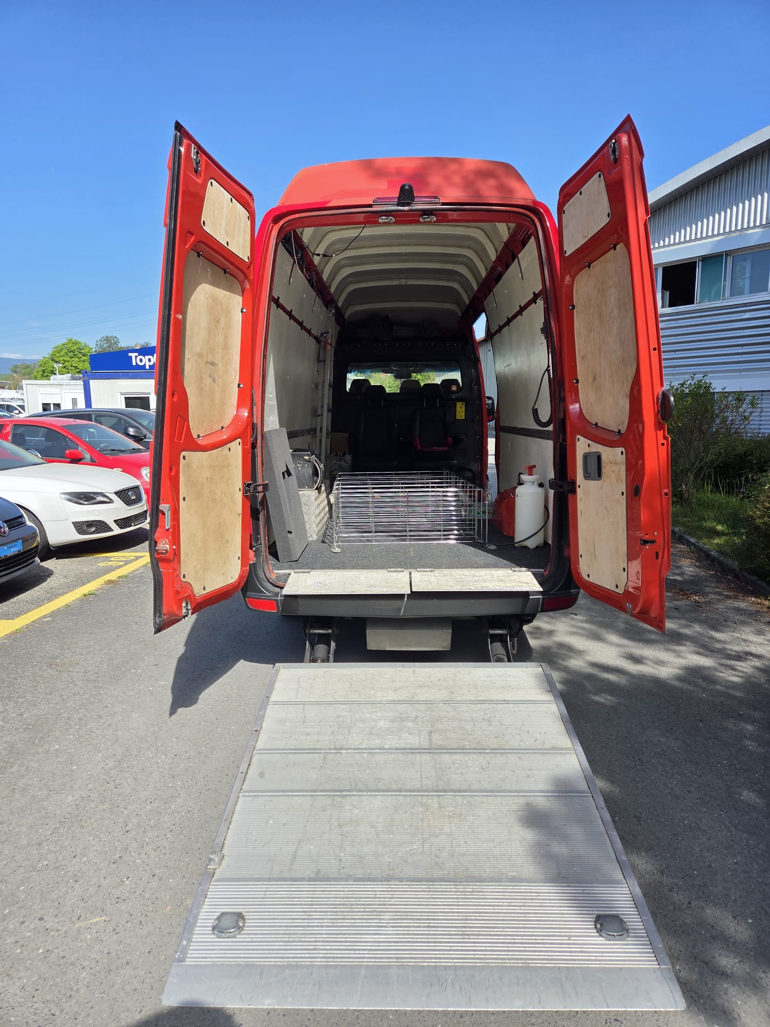 MERCEDES-BENZ Sprinter 313 CDI Lang ** Ab MFK ** Plateforme élévatrice ** Hebebühne-image-6