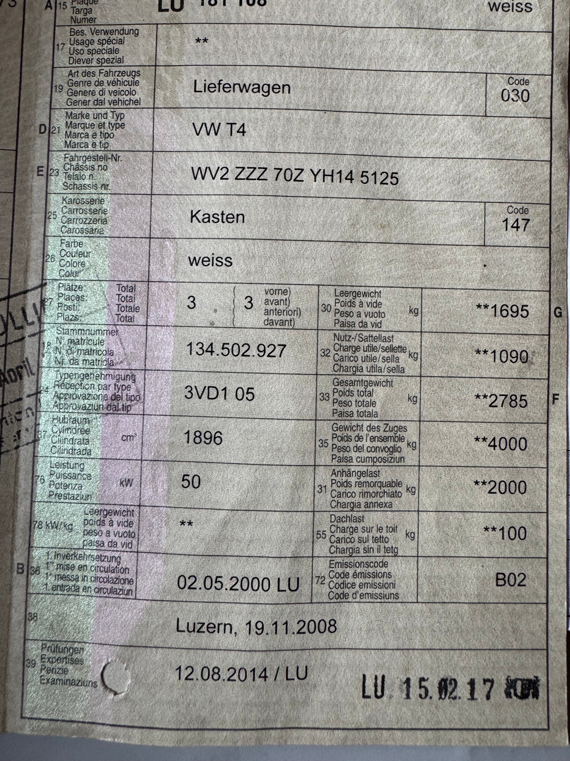 VW T4 - 1,9 Diesel-image-7