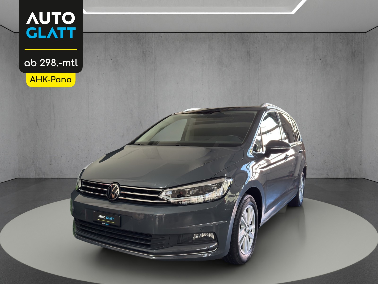 VW Touran 1.5 TSI EVO Highline 7-Pl. DSG "Kindersitze integriert-Pano-AHK"-image-0