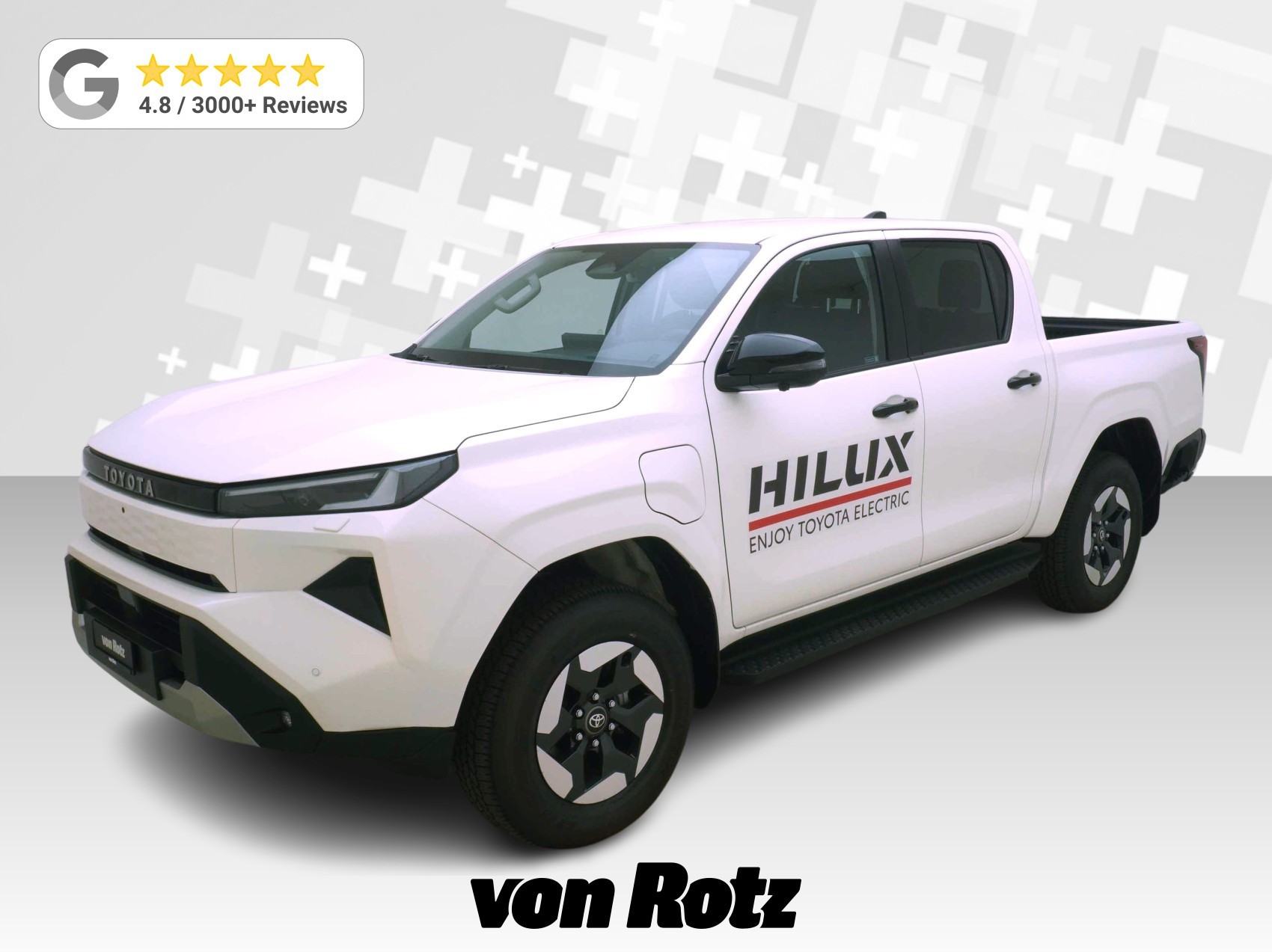 TOYOTA Hilux Double Cab.-Pick-up 59KWh Style ** 360° Kamera Rundumsicht **-image-0