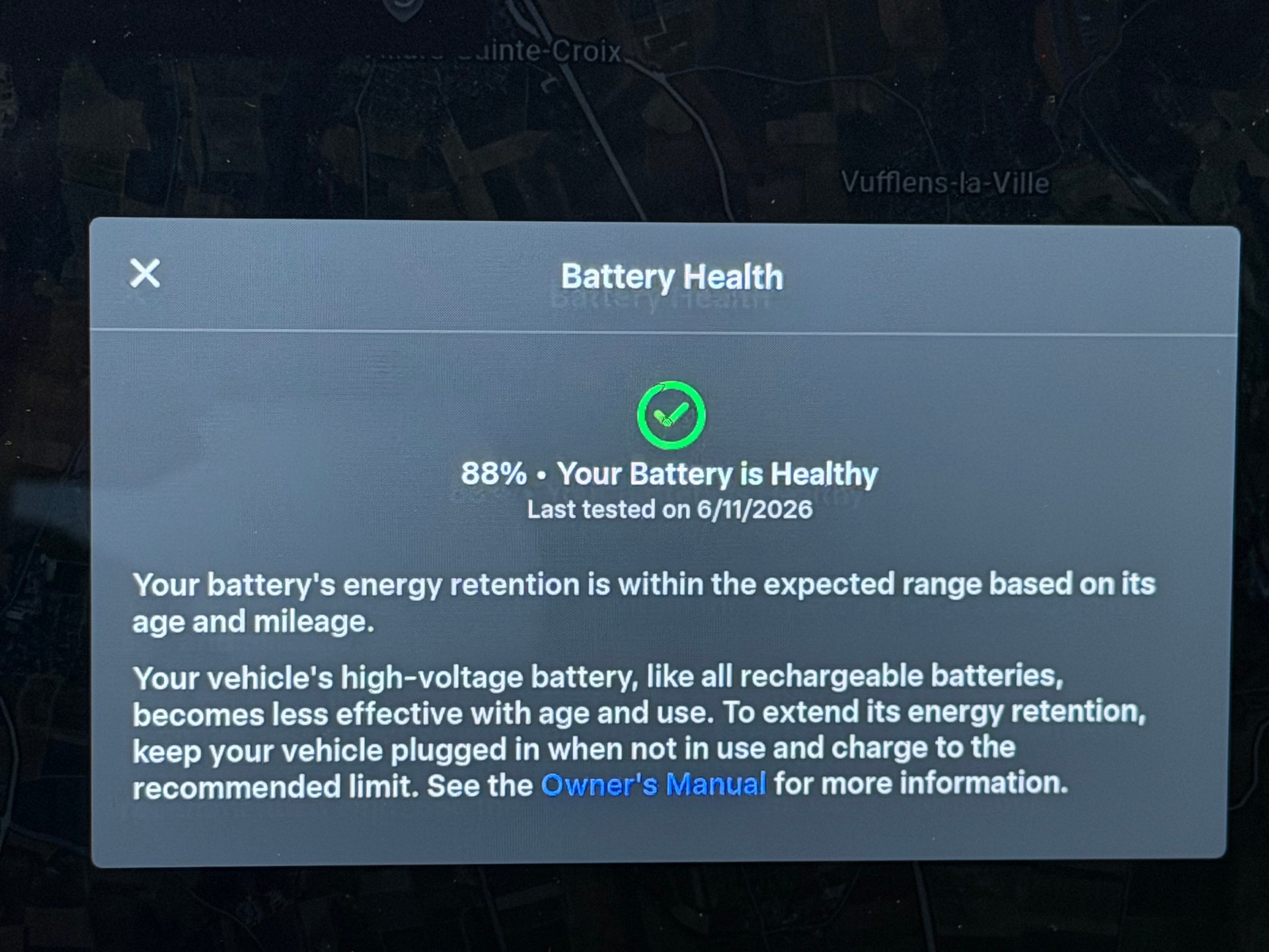 TESLA LR AWD Batt SOH 88%-image-1