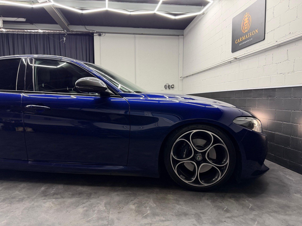 ALFA ROMEO Giulia 2.0 Veloce TI Q4 Automatic | Carbon | Ragazzon Auspuff | H&R Federn-image-11