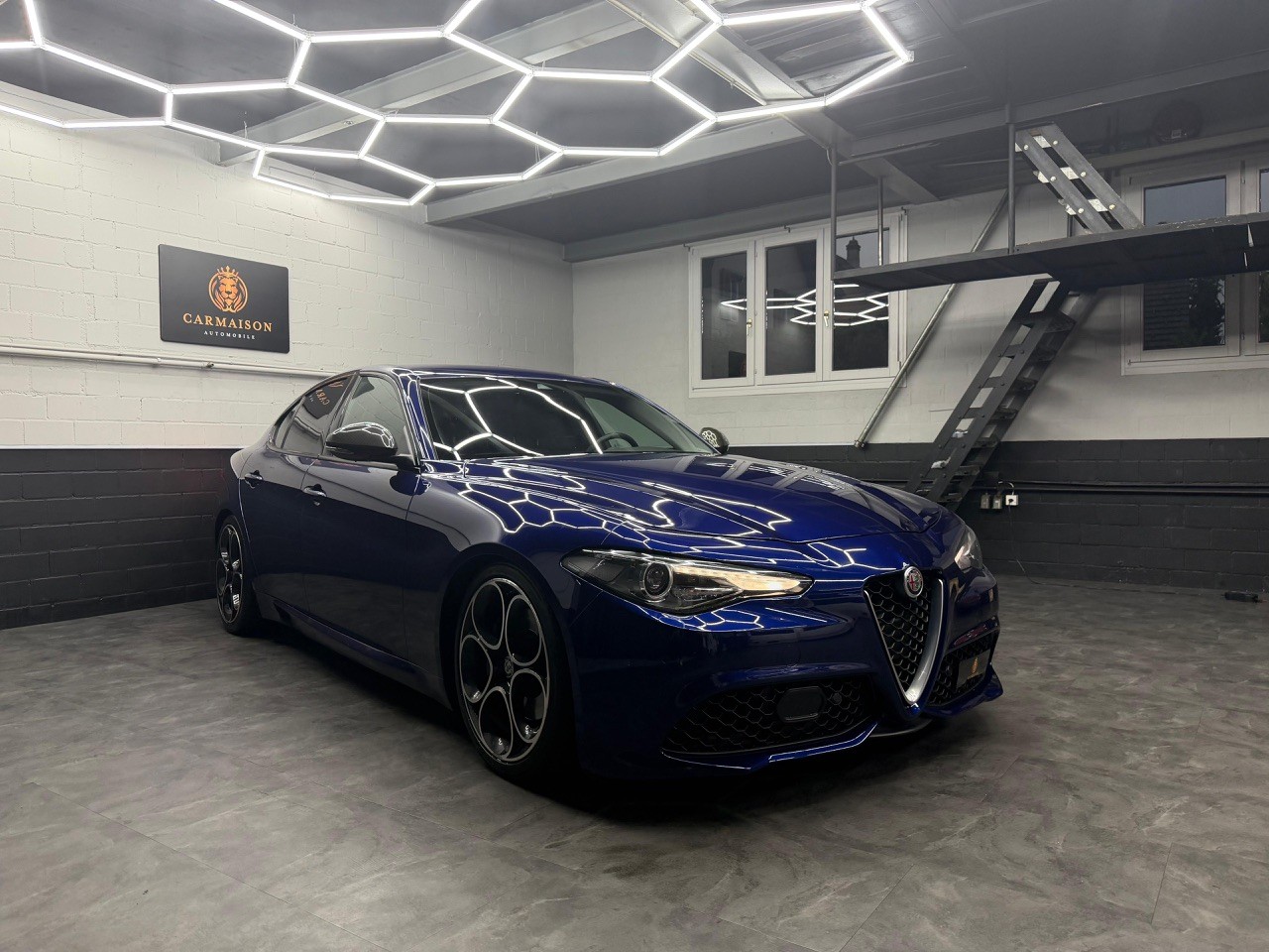 ALFA ROMEO Giulia 2.0 Veloce TI Q4 Automatic | Carbon | Ragazzon Auspuff | H&R Federn-image-0