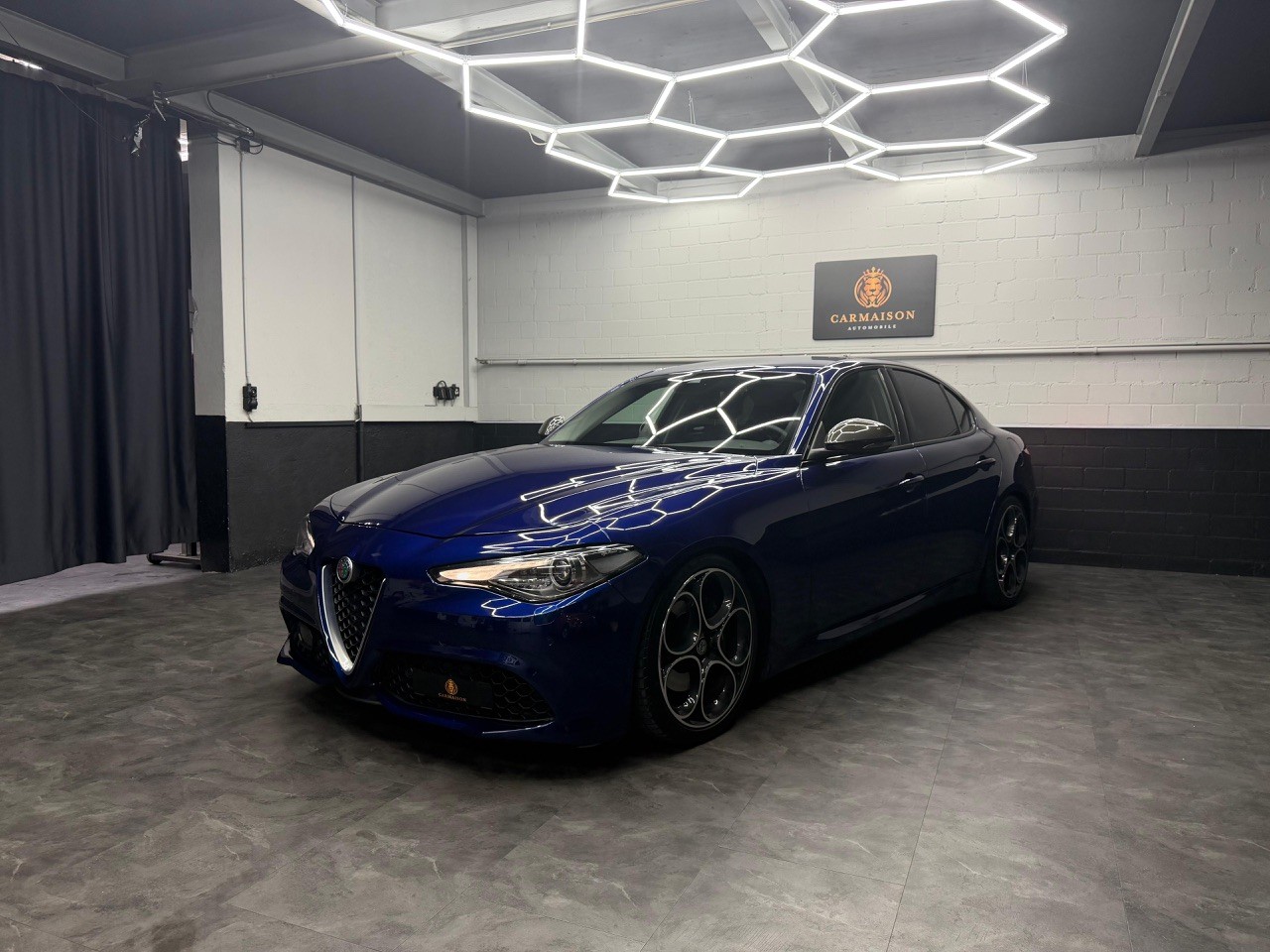 ALFA ROMEO Giulia 2.0 Veloce TI Q4 Automatic | Carbon | Ragazzon Auspuff | H&R Federn-image-2