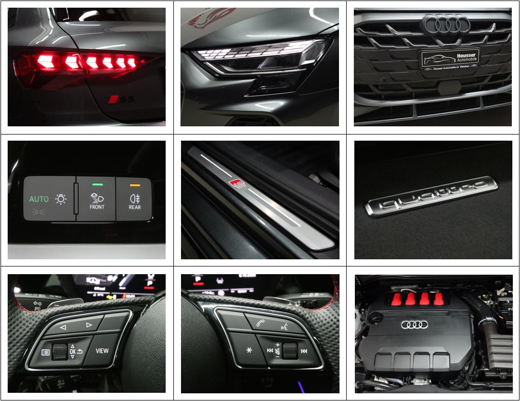 AUDI S3 Sportback TFSI quattro S-tronic - Panorama - Head-Up - SONOS - S-Sportsitze - Sitzmemory - Kamera - 333 PS-image-19