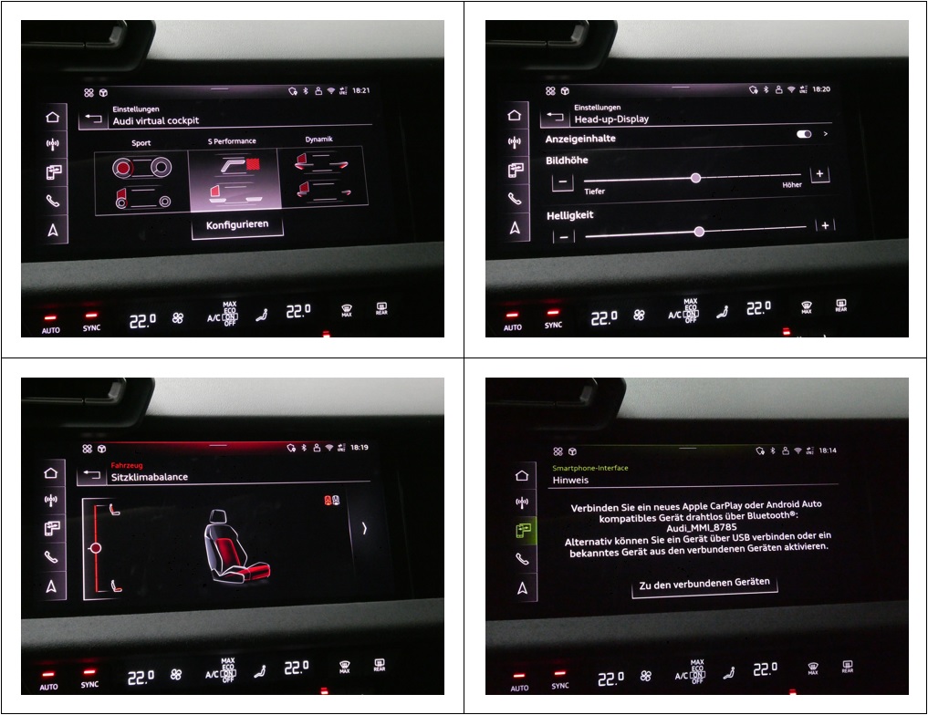 AUDI S3 Sportback TFSI quattro S-tronic - Panorama - Head-Up - SONOS - S-Sportsitze - Sitzmemory - Kamera - 333 PS-image-14