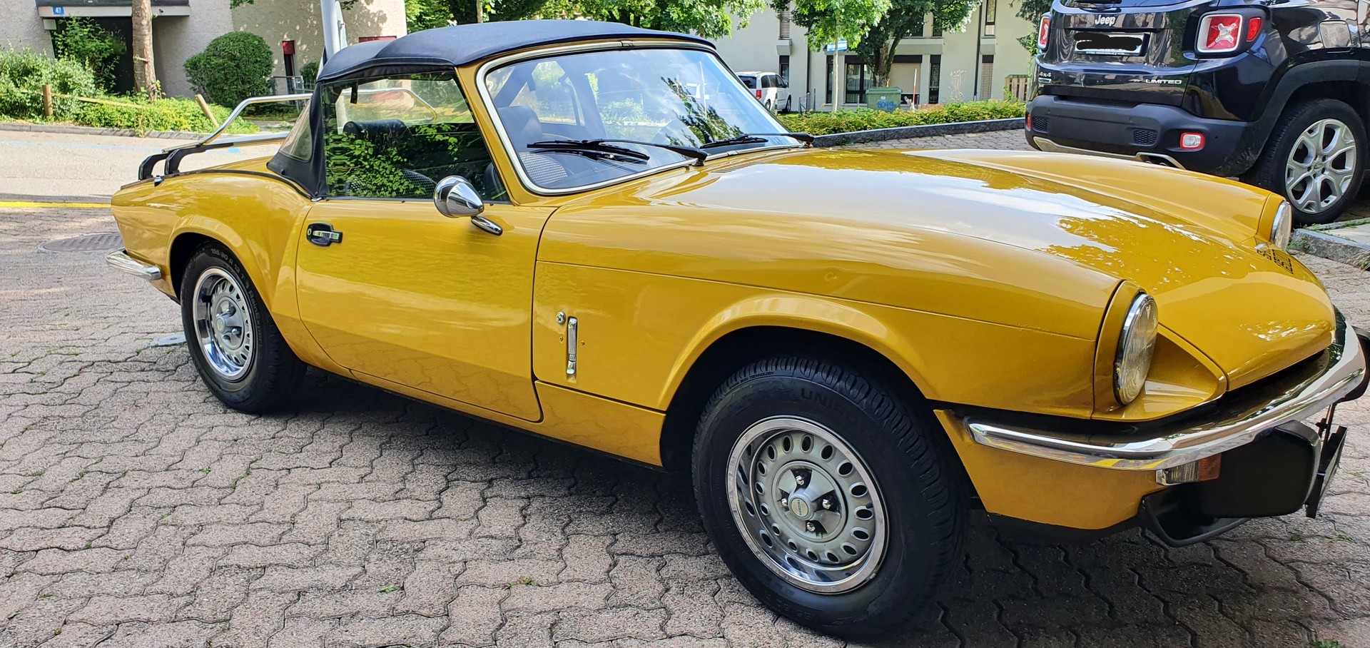 TRIUMPH Schöner Originaler Spitfire Veteran /MFK 10.24 2.Hand viel Zubehör-image-1
