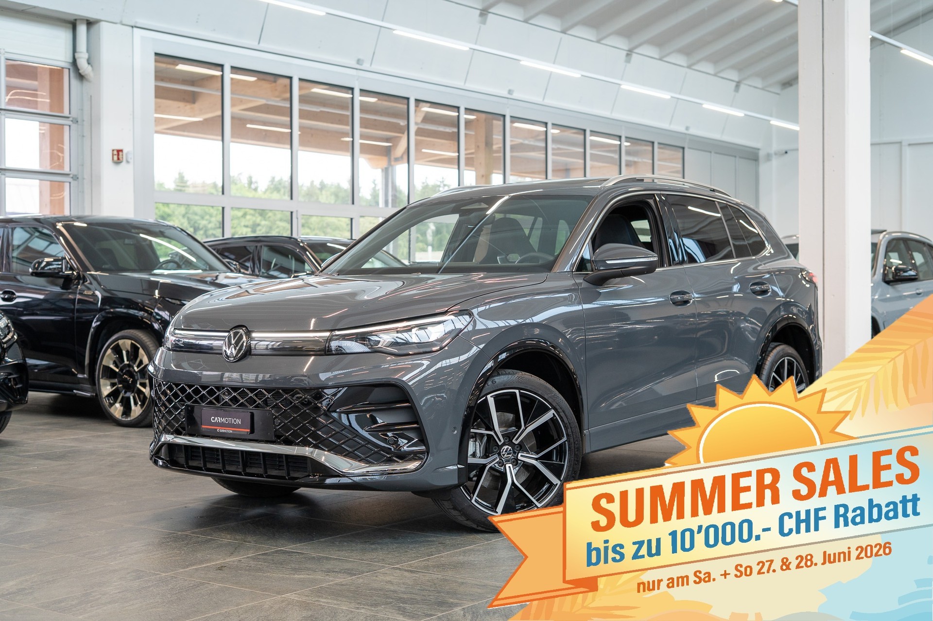 VW Tiguan 2.0 TSI R-Line DSG 4motion / Panorama-Glasdach / 360°Kamera / Massagesitze-image-0
