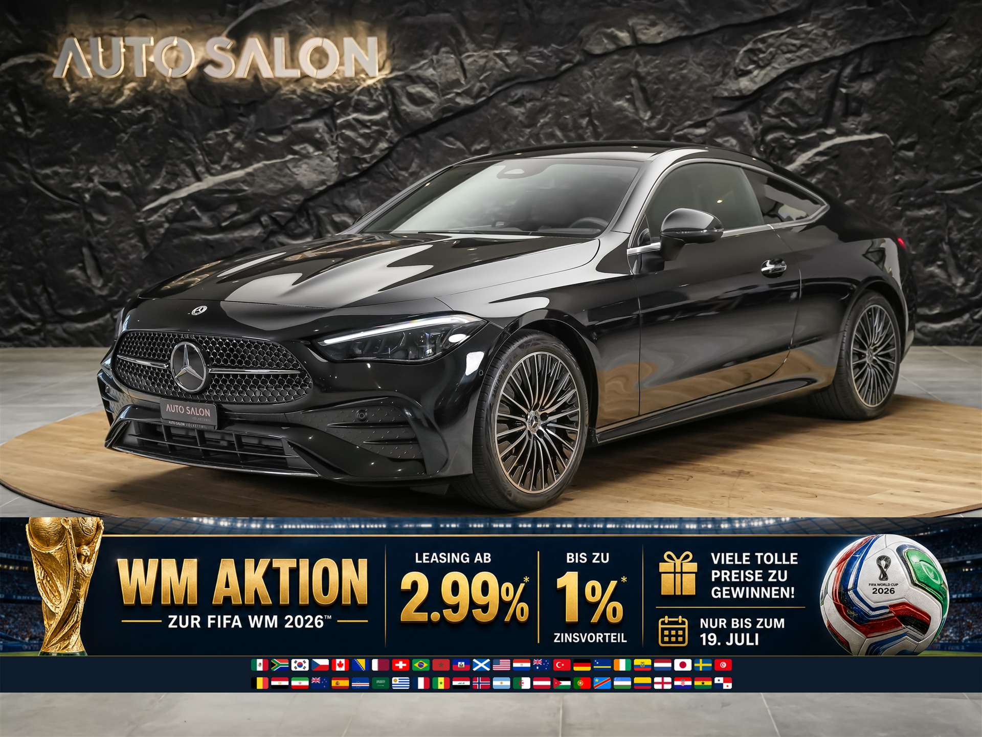MERCEDES-BENZ CLE 200 Coupé AMG Line 9G-Tronic *Werksgarantie*Abstandsregler*El. Sitze mit Memory*-image-0