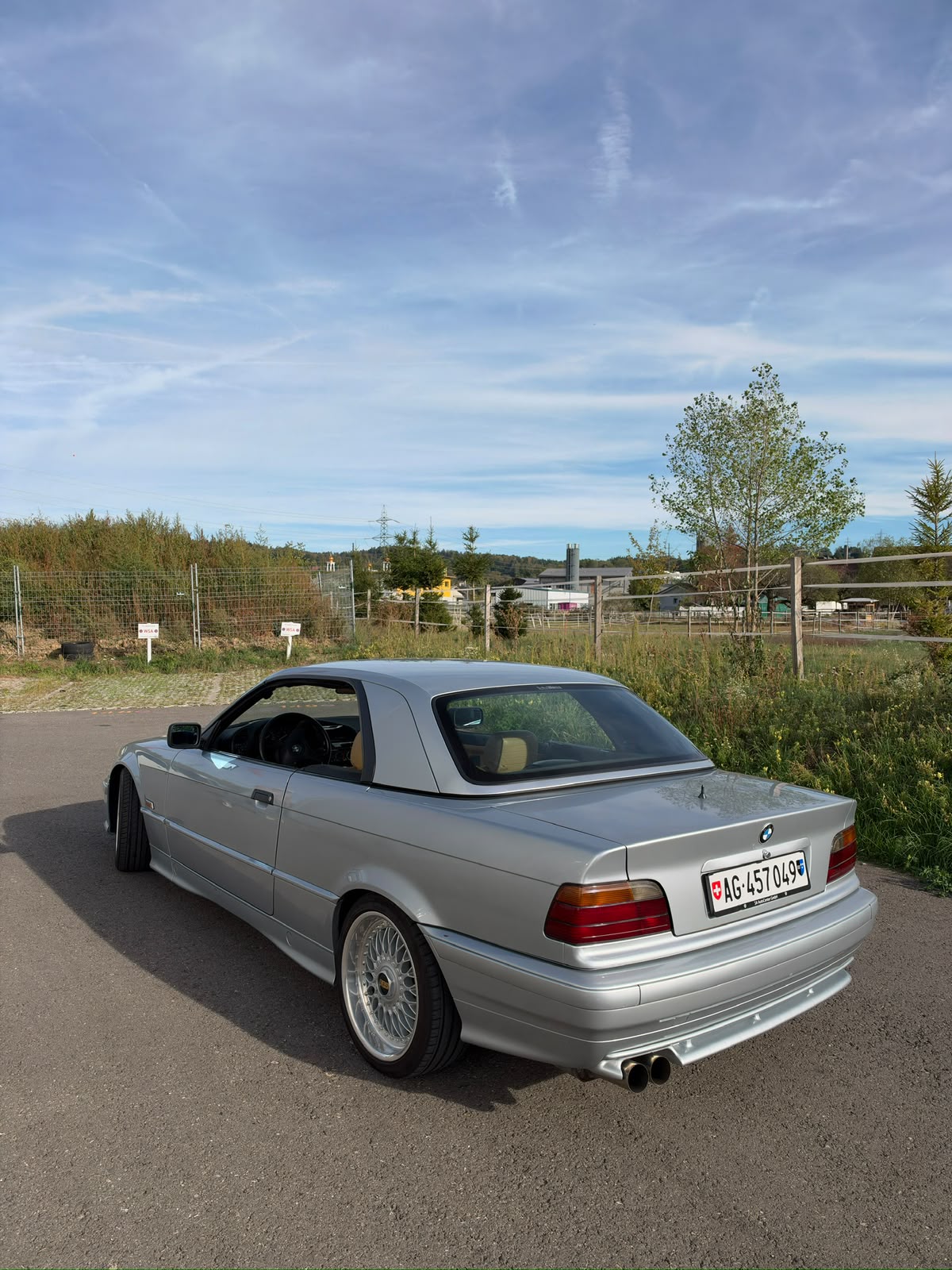 BMW 325i Cabriolet mit Hardtop und BBS RC090 Felgen-image-2