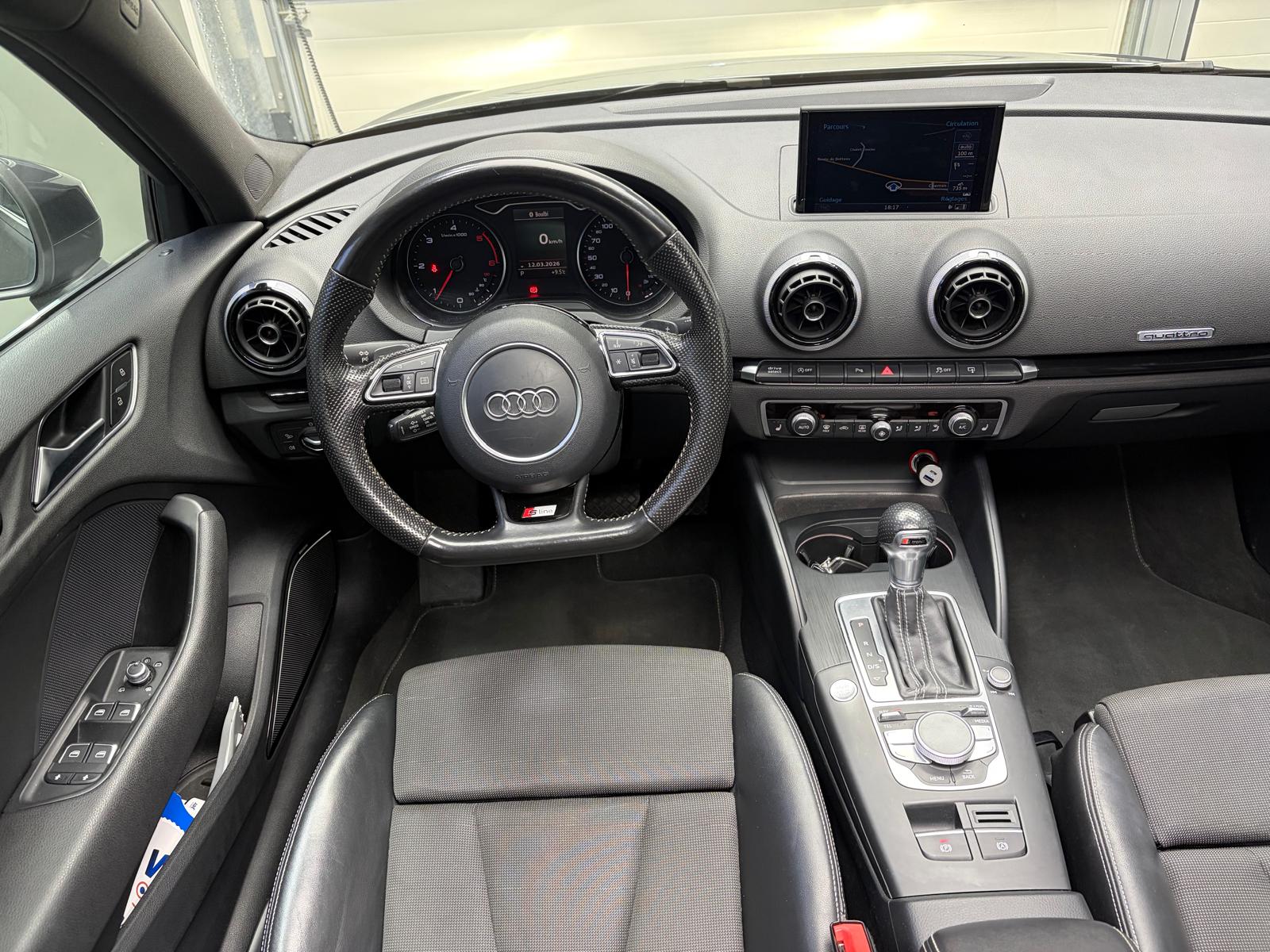 AUDI A3 Sportback 2.0 TDI SLine quattro S-tronic Toit Ouvrant-image-17