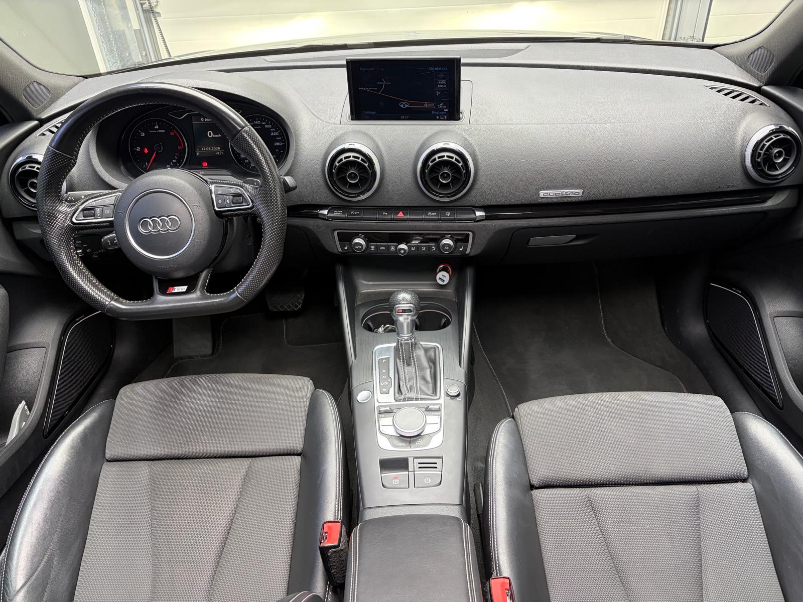 AUDI A3 Sportback 2.0 TDI SLine quattro S-tronic Toit Ouvrant-image-16