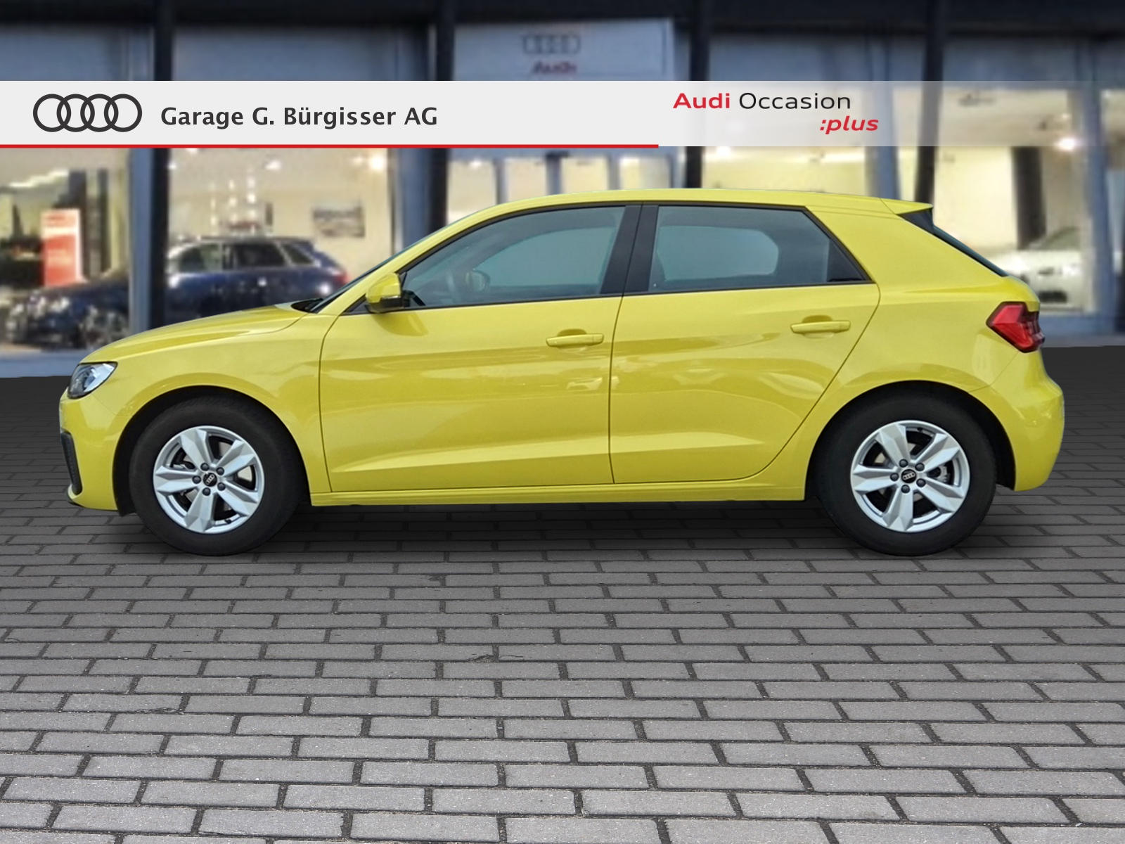 AUDI A1 Sportback 30 TFSI Attraction S-tronic Pythongelb Metallic-image-2