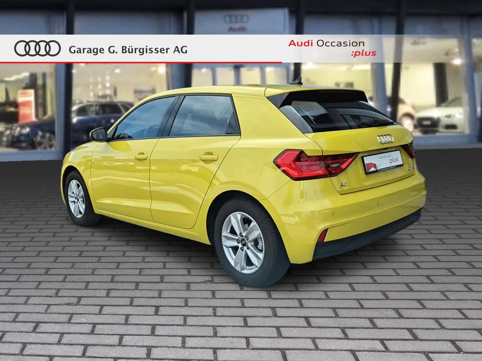 AUDI A1 Sportback 30 TFSI Attraction S-tronic Pythongelb Metallic-image-3