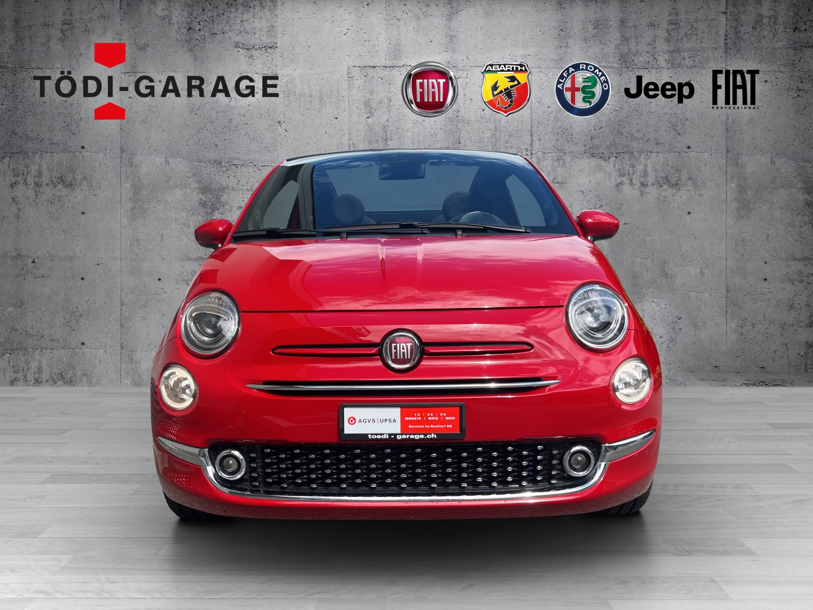 FIAT 500C 1.0 Hybrid Red-image-1