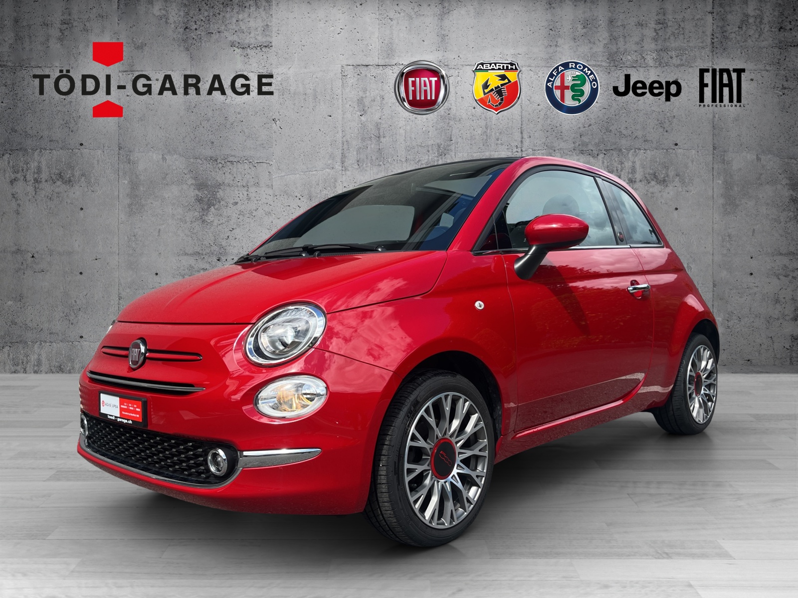 FIAT 500C 1.0 Hybrid Red-image-0