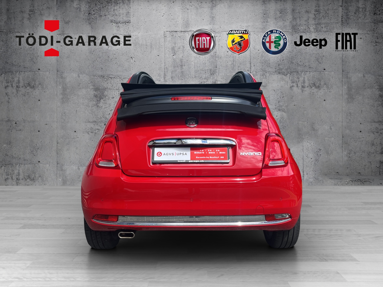 FIAT 500C 1.0 Hybrid Red-image-4