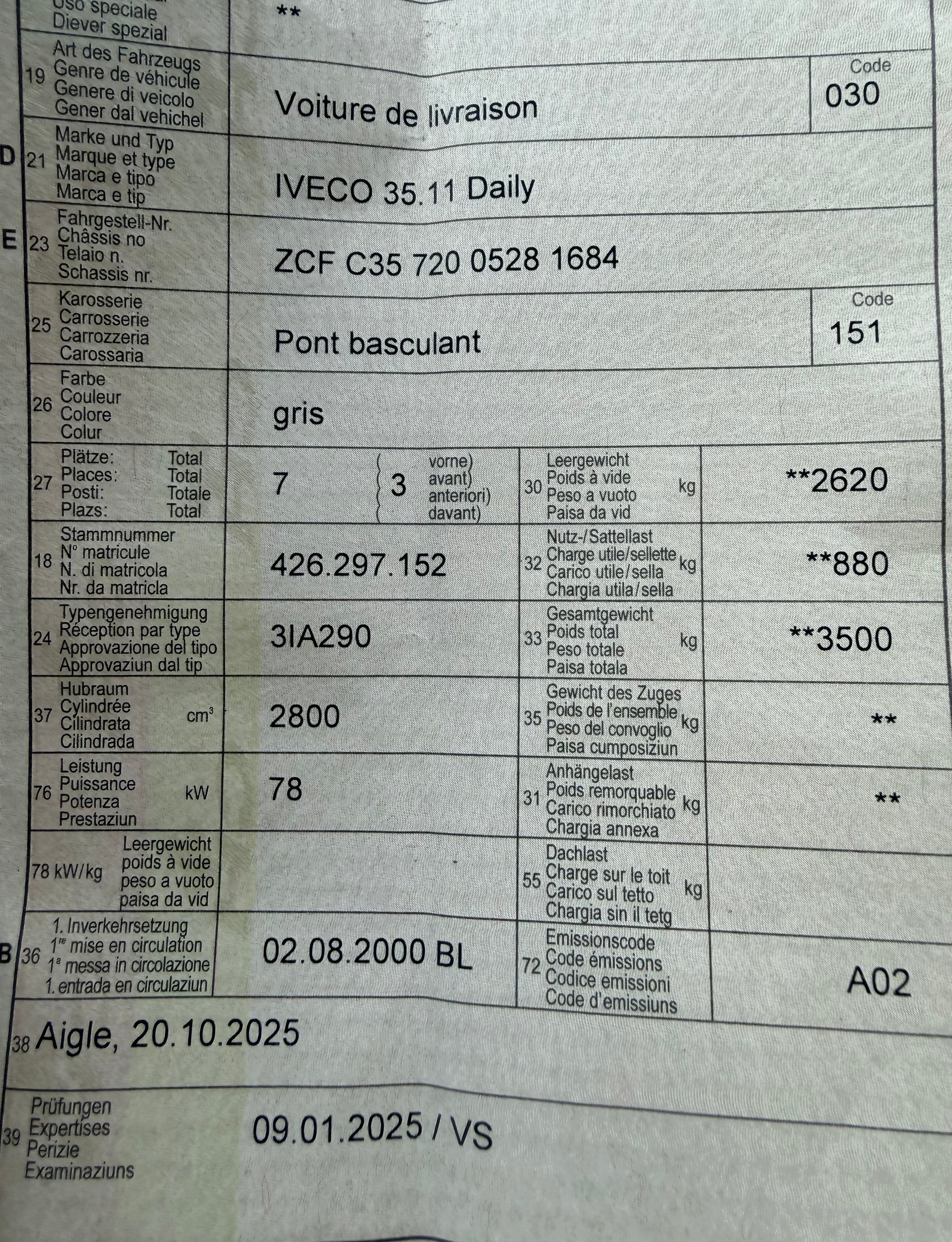 IVECO Daily City 35 S 11 D Pont basculant-image-11