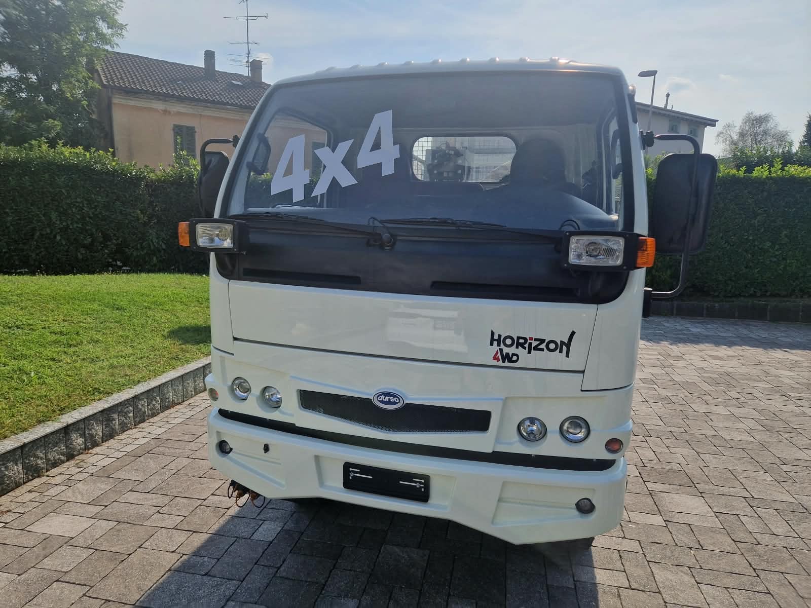 IVECO DURSO PVI-41 VM/L - Ponte Ribaltabile 3 Lati in Alluminio con Soprasponde in Rete Zincata, Doppi Gancio di Traino KG. 3500-image-1