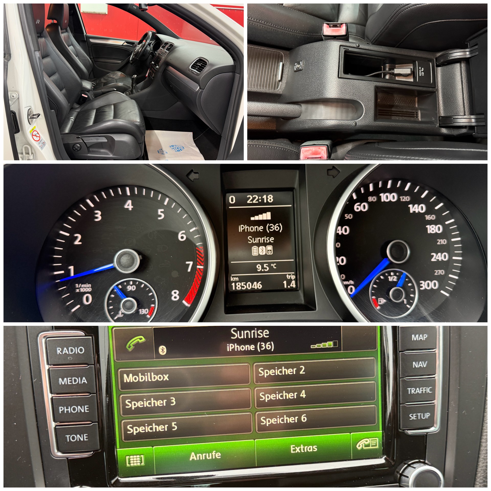VW Golf 2.0 TSI R Team 4Motion abMFK*Servicegepflegt*8 fach bereift*Leder*Garantie u.v.m-image-13