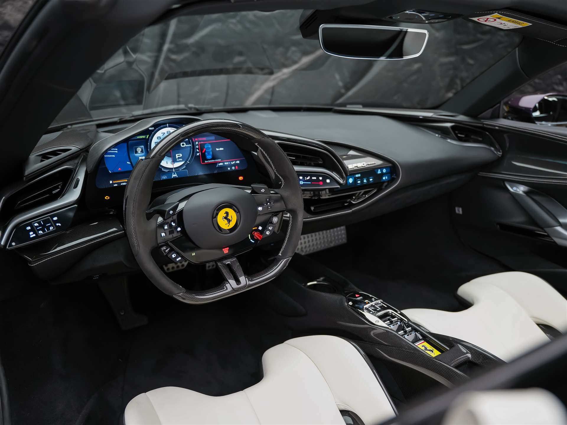 FERRARI SF90 Spider *Assetto Fiorano* Viola Hong Kong*Full Spec*Novitec*-image-14