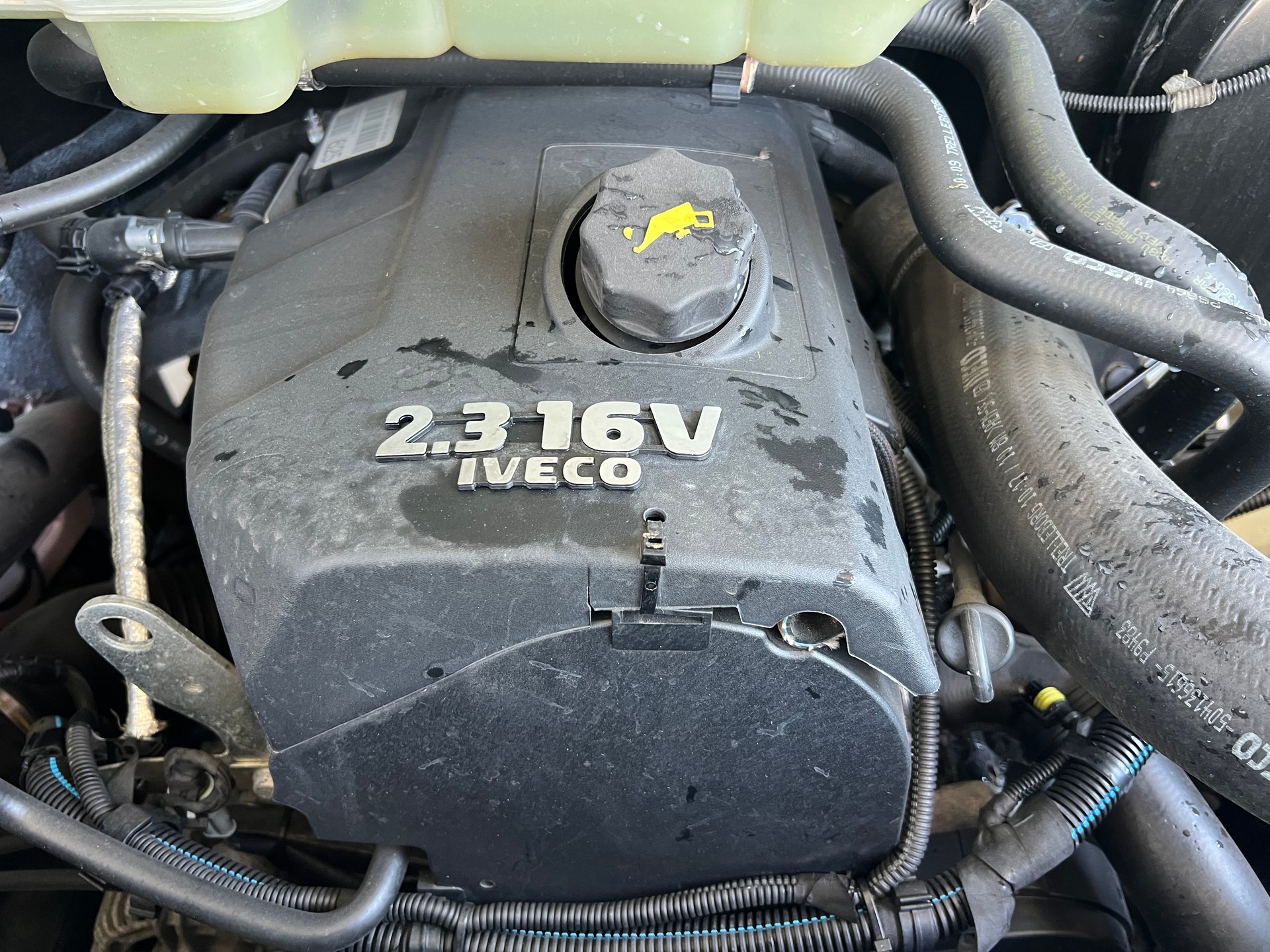 IVECO 35C13 Pont fixe avec grue kran EURO 4-image-8