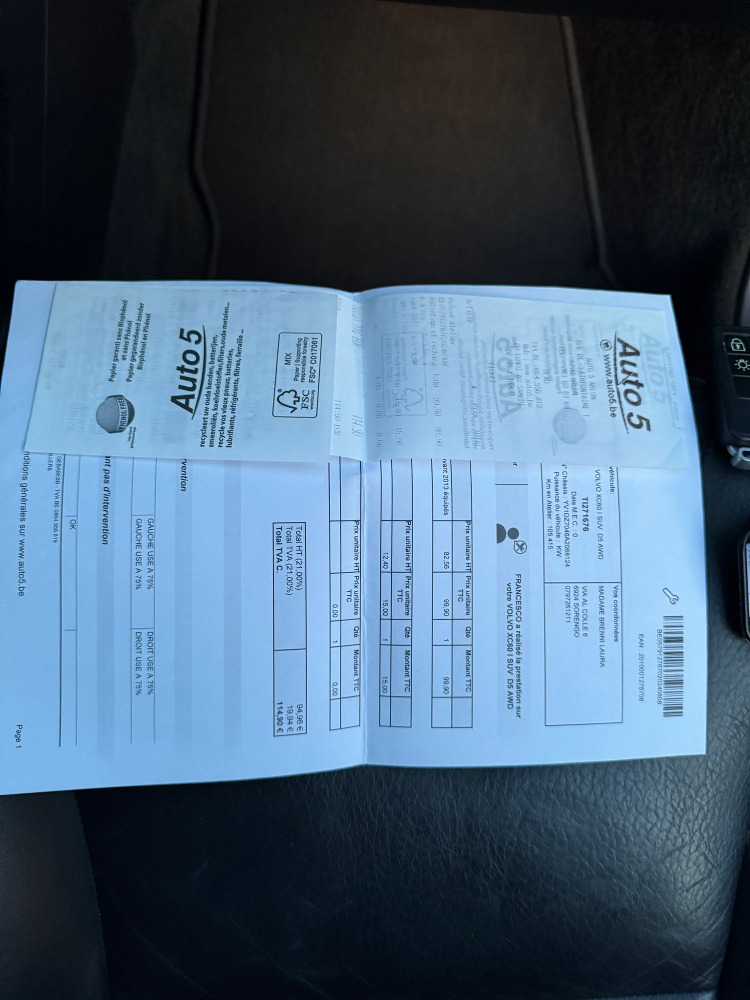 VOLVO XC60 D5 AWD Kinetic Geartronic-image-30