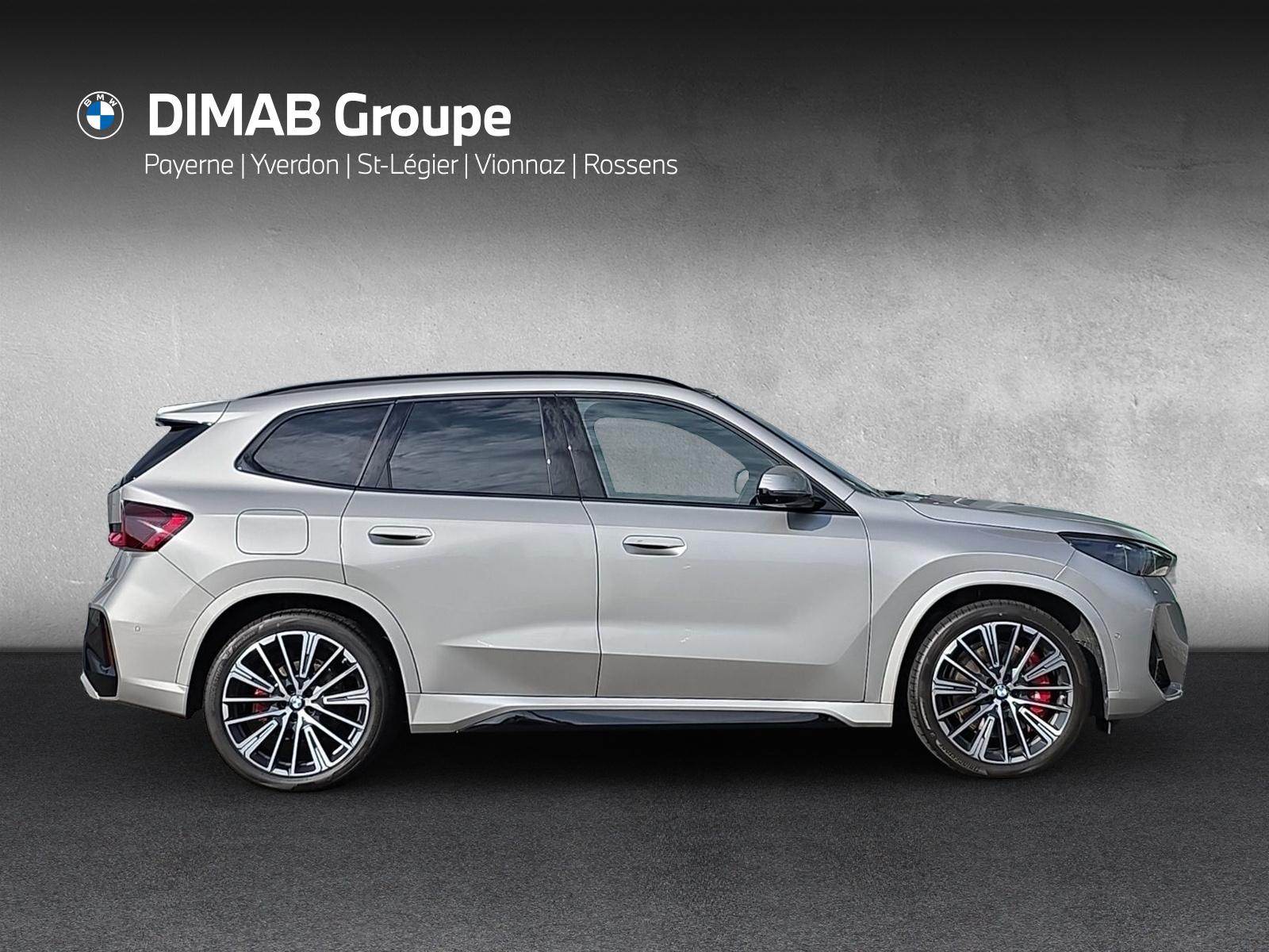 BMW X1 30e xDrive M Sport Pro (CH) AHK ** Spacesilber métallisé ** SoH à 99% **-image-6