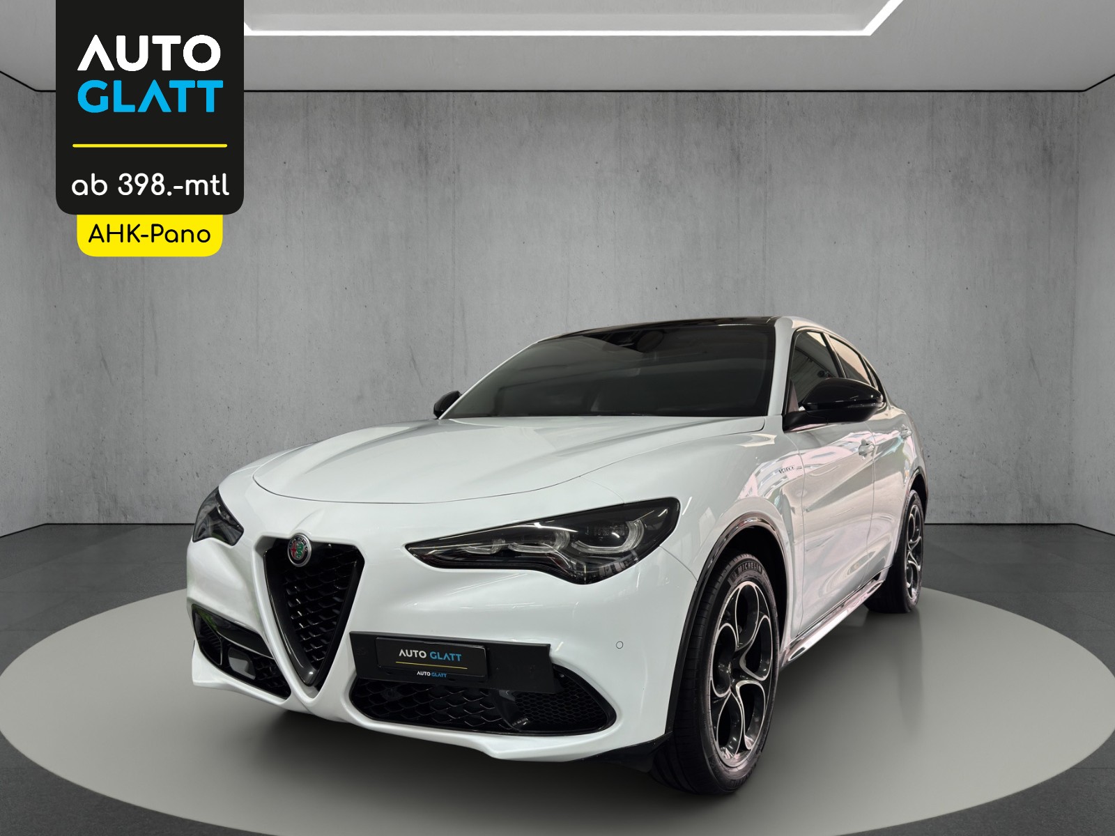 ALFA ROMEO Stelvio 2.2 JTDM Veloce "Tow Hook Pack Sky" Q4 AT8 "Panodach-AHK"-image-0