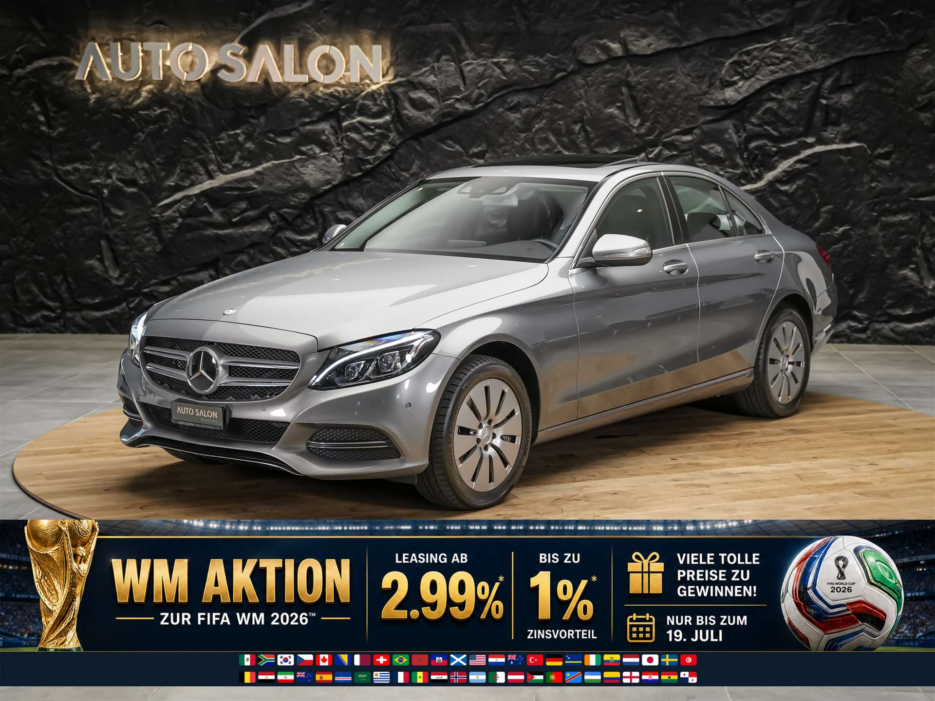 MERCEDES-BENZ C 400 Avantgarde 4Matic 7G-Tronic *El. Sitze mit Memory*Sitzheizung*Panorama*-image-0