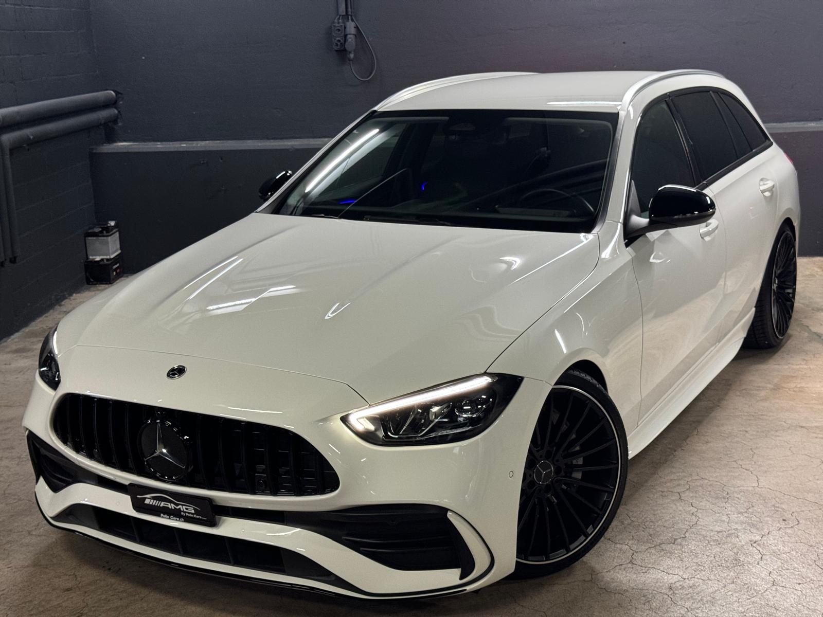 MERCEDES-BENZ C 180 T AMG (C63s AMG Bodykit) Limited White&Black Performance 4Jahre Vollgarantie & Gratisservice-image-2