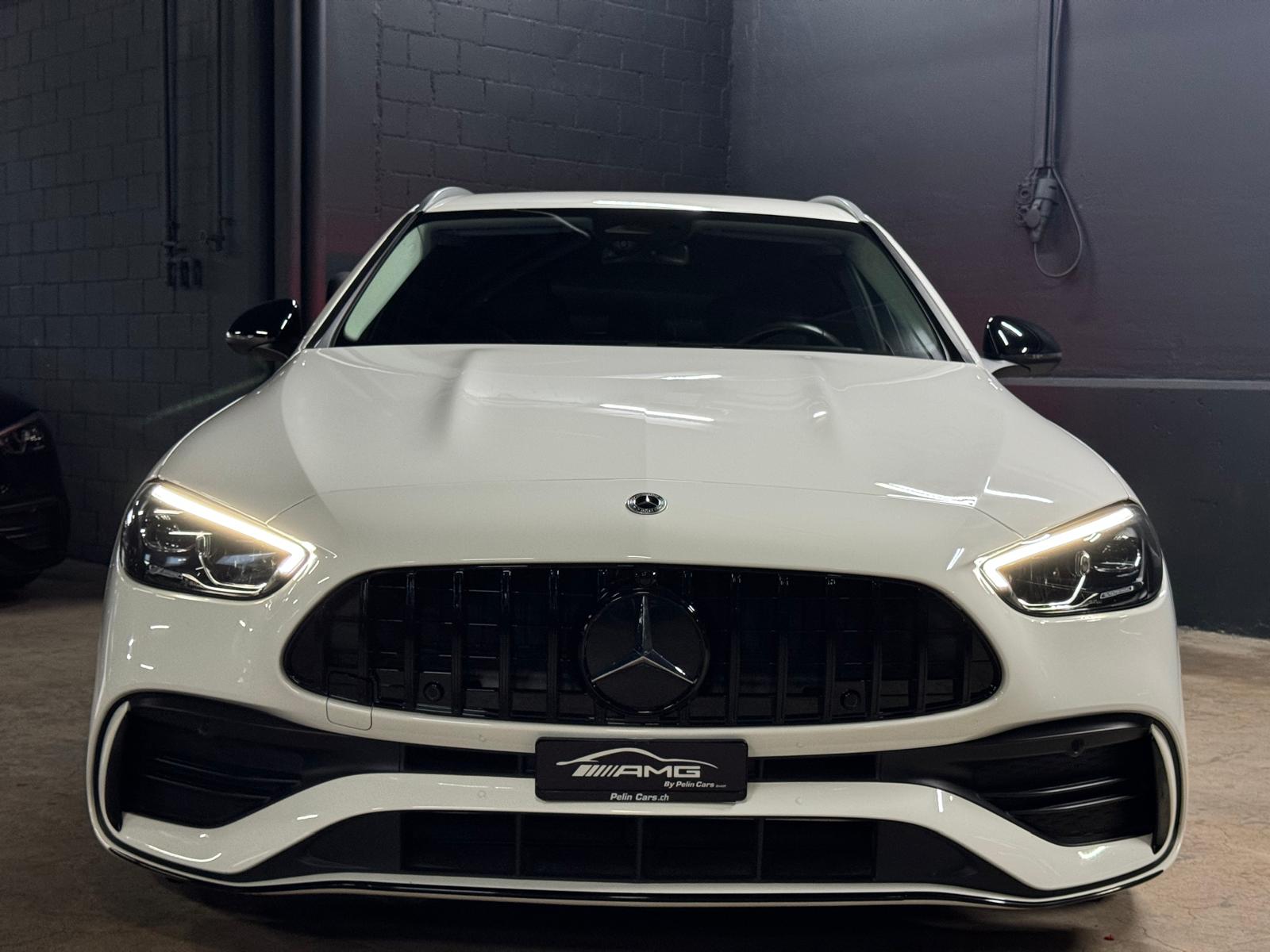 MERCEDES-BENZ C 180 T AMG (C63s AMG Bodykit) Limited White&Black Performance 4Jahre Vollgarantie & Gratisservice-image-3