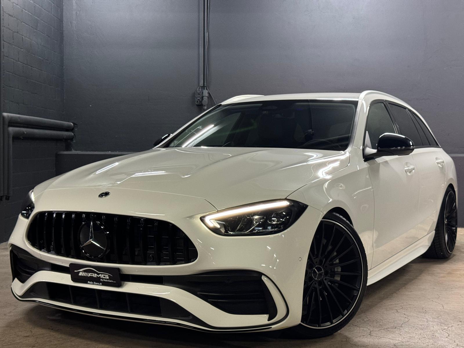 MERCEDES-BENZ C 180 T AMG (C63s AMG Bodykit) Limited White&Black Performance 4Jahre Vollgarantie & Gratisservice-image-1