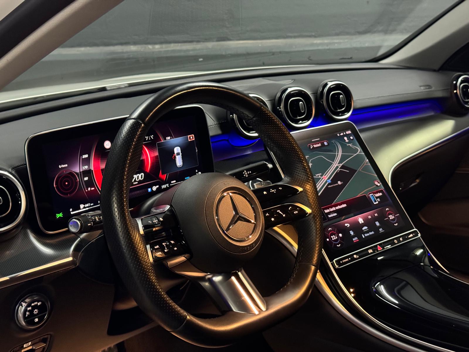 MERCEDES-BENZ C 180 T AMG (C63s AMG Bodykit) Limited White&Black Performance 4Jahre Vollgarantie & Gratisservice-image-8
