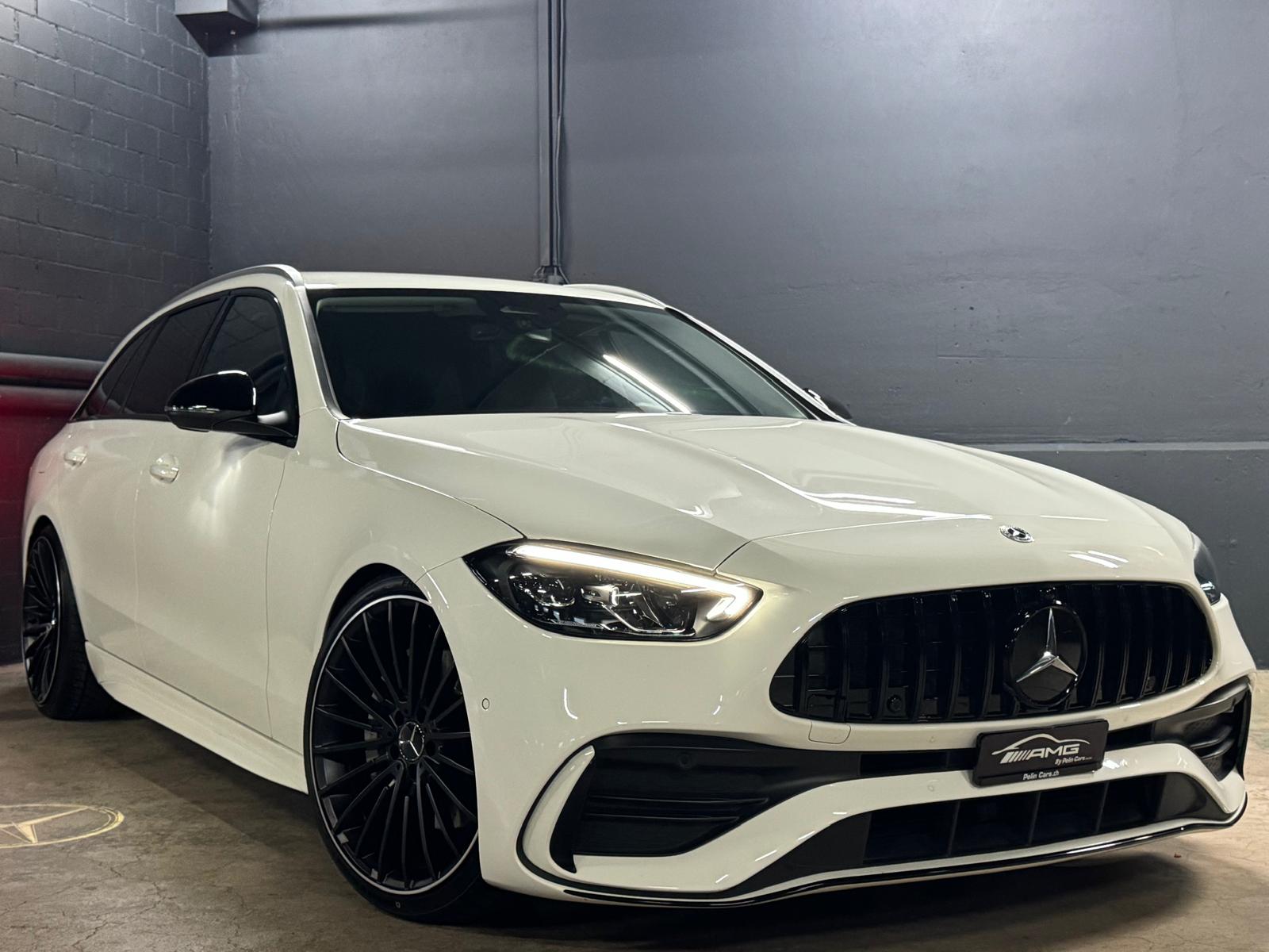 MERCEDES-BENZ C 180 T AMG (C63s AMG Bodykit) Limited White&Black Performance 4Jahre Vollgarantie & Gratisservice-image-4