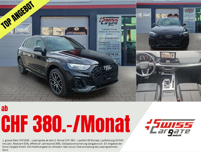 AUDI Q5 40 TDI S line quattro S-tronic mit Panoramadach & 5J Werksgarantie oder bis 100000km